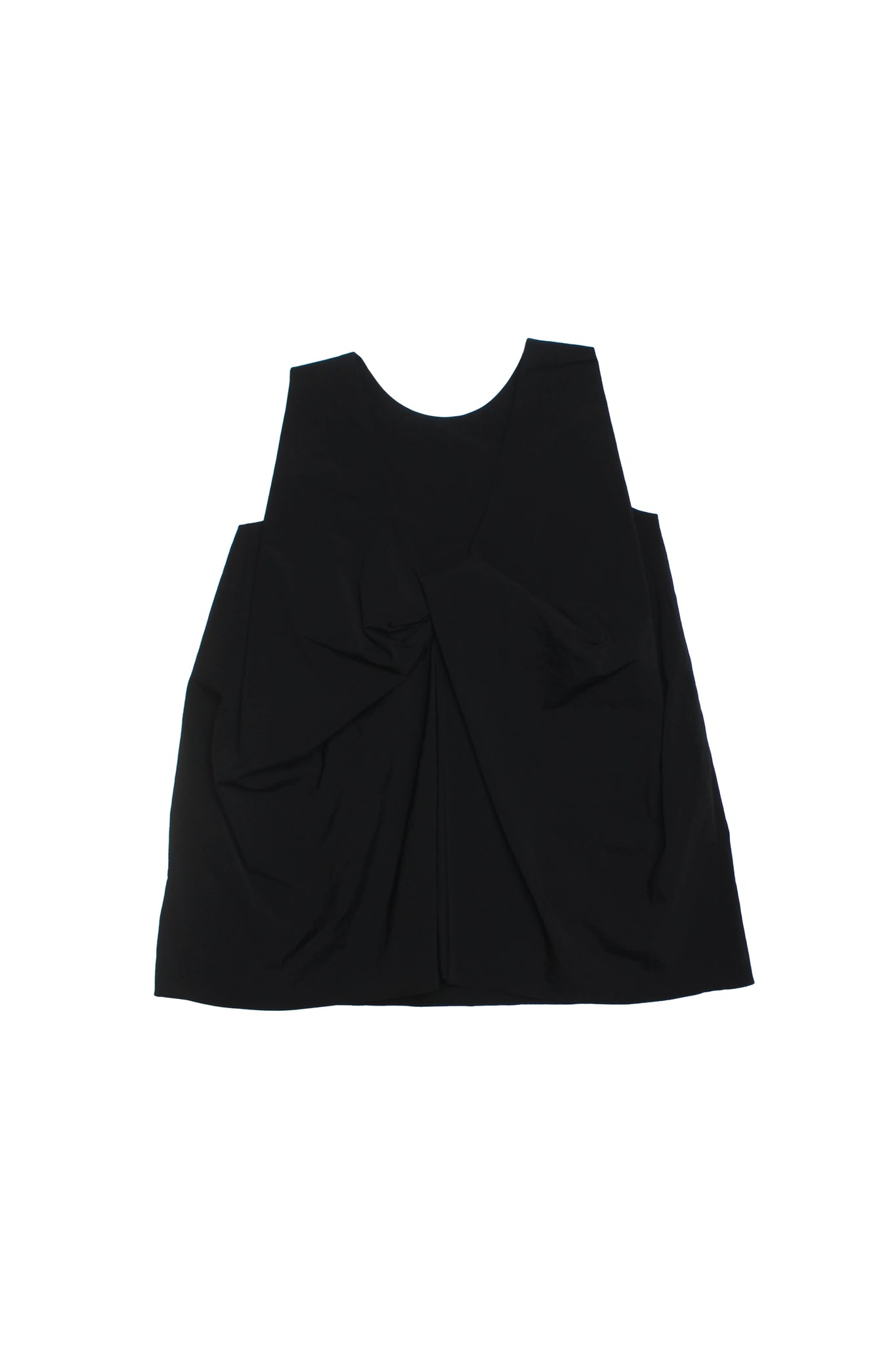 Margo Twist Sleeveless Top in Black