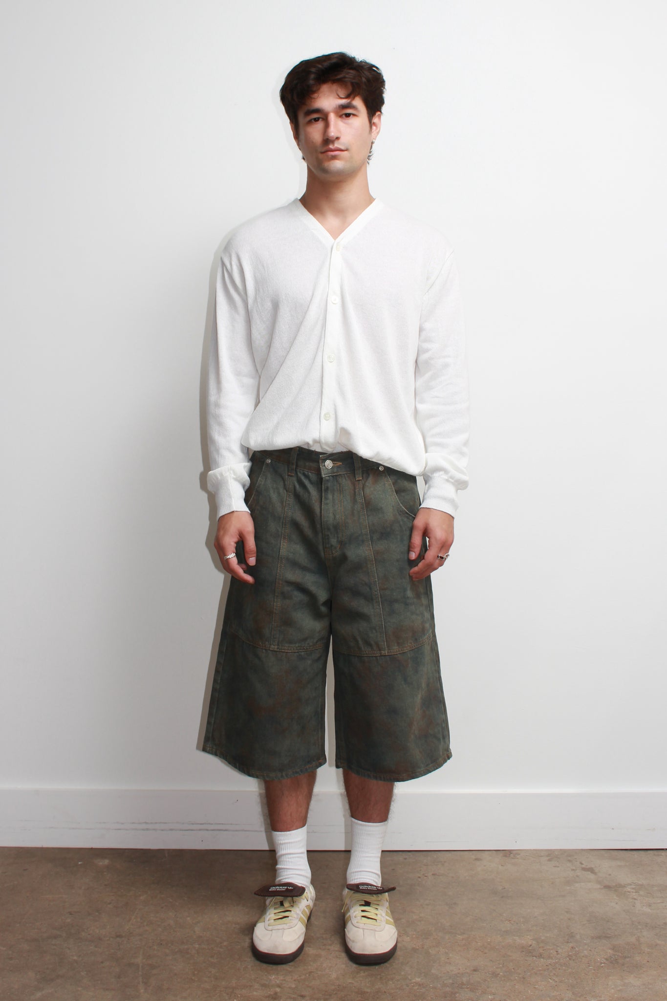 Camo Bermuda Shorts in Olive