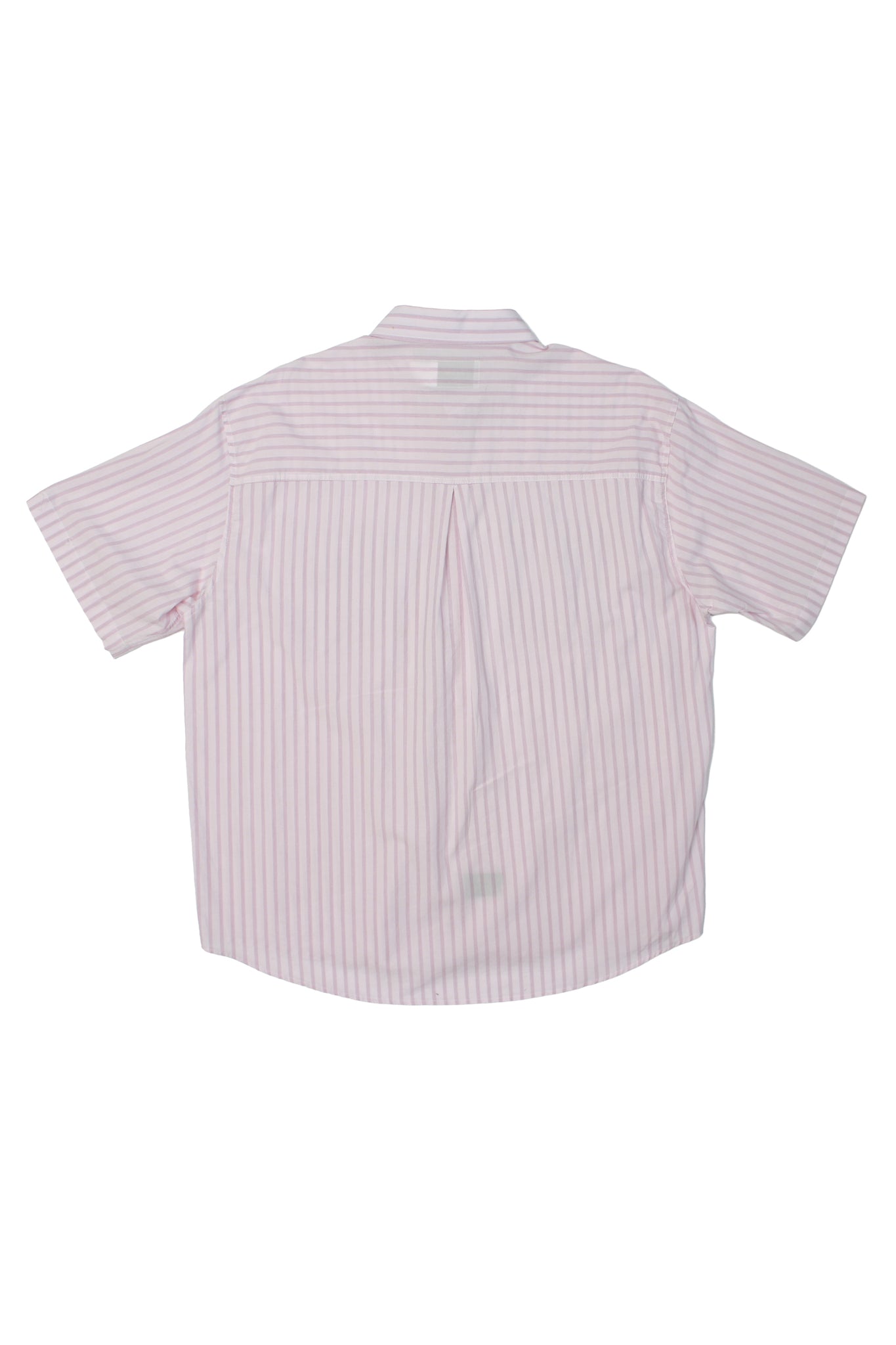 Stripe Pocket Short Sleeve Shirt in Pink