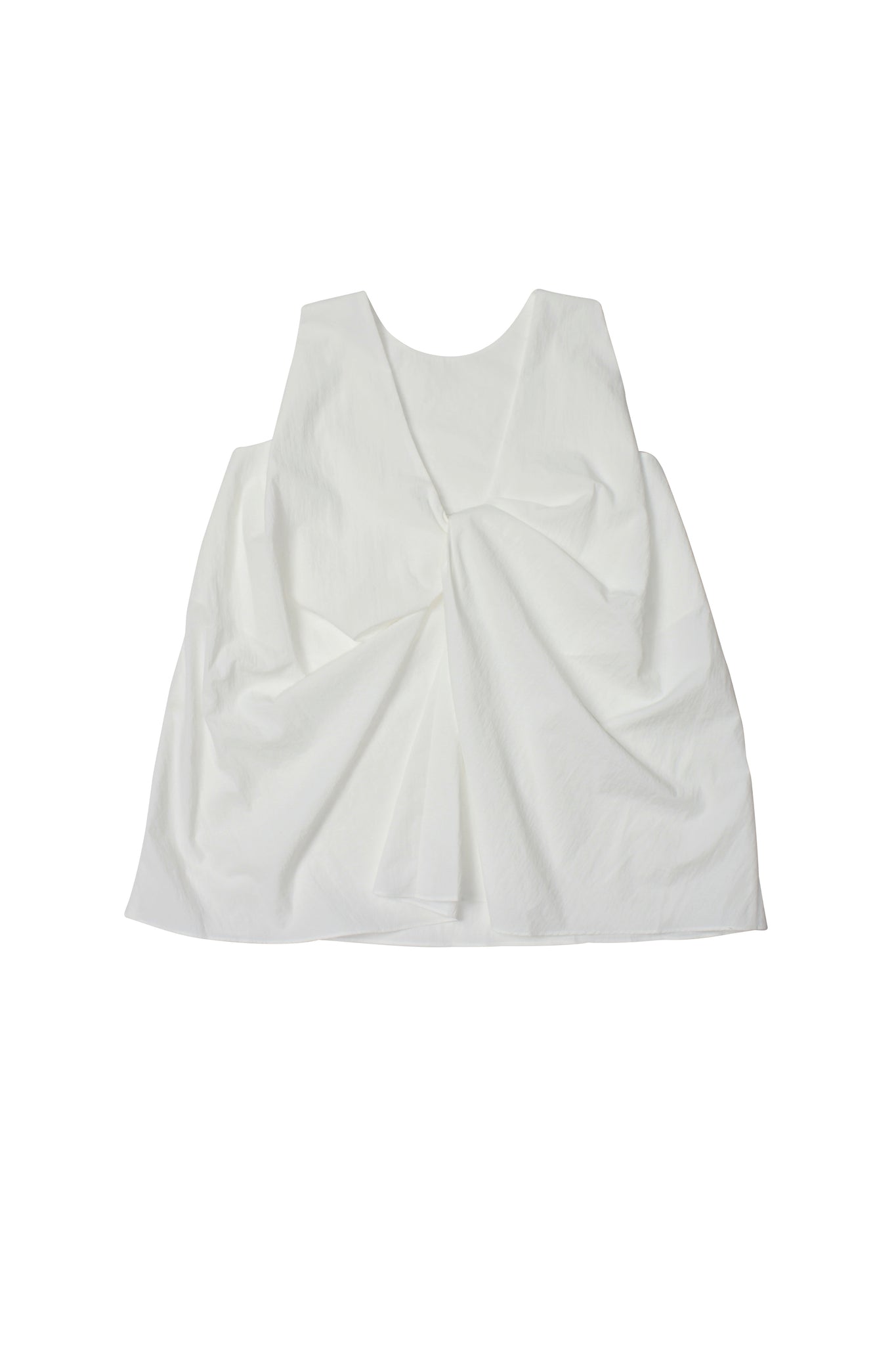 Margo Twist Sleeveless Top in White