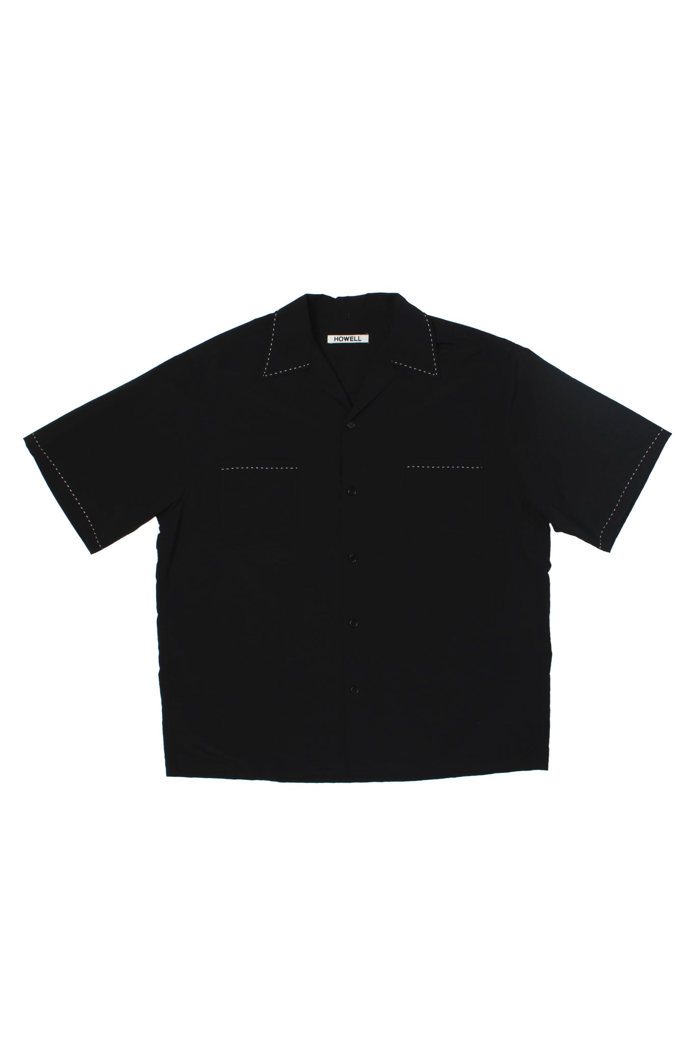 Penang Stitch Open Collar Shirt