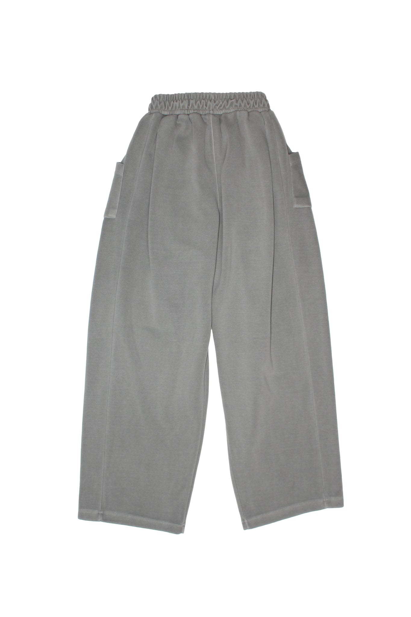 Pigment wash wide-leg sweatpants in Grey