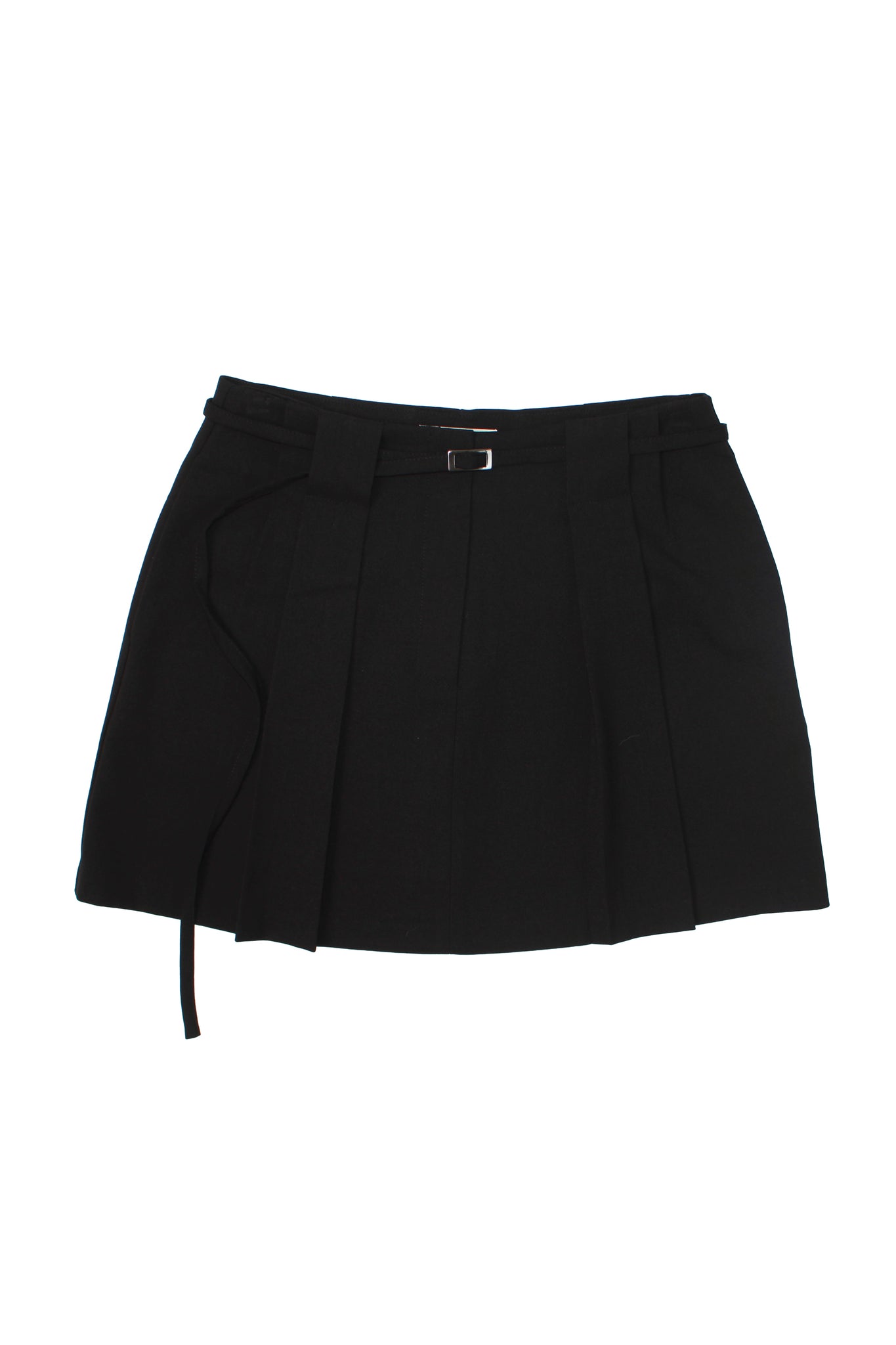 Rova Belted Mini Skirt in Black