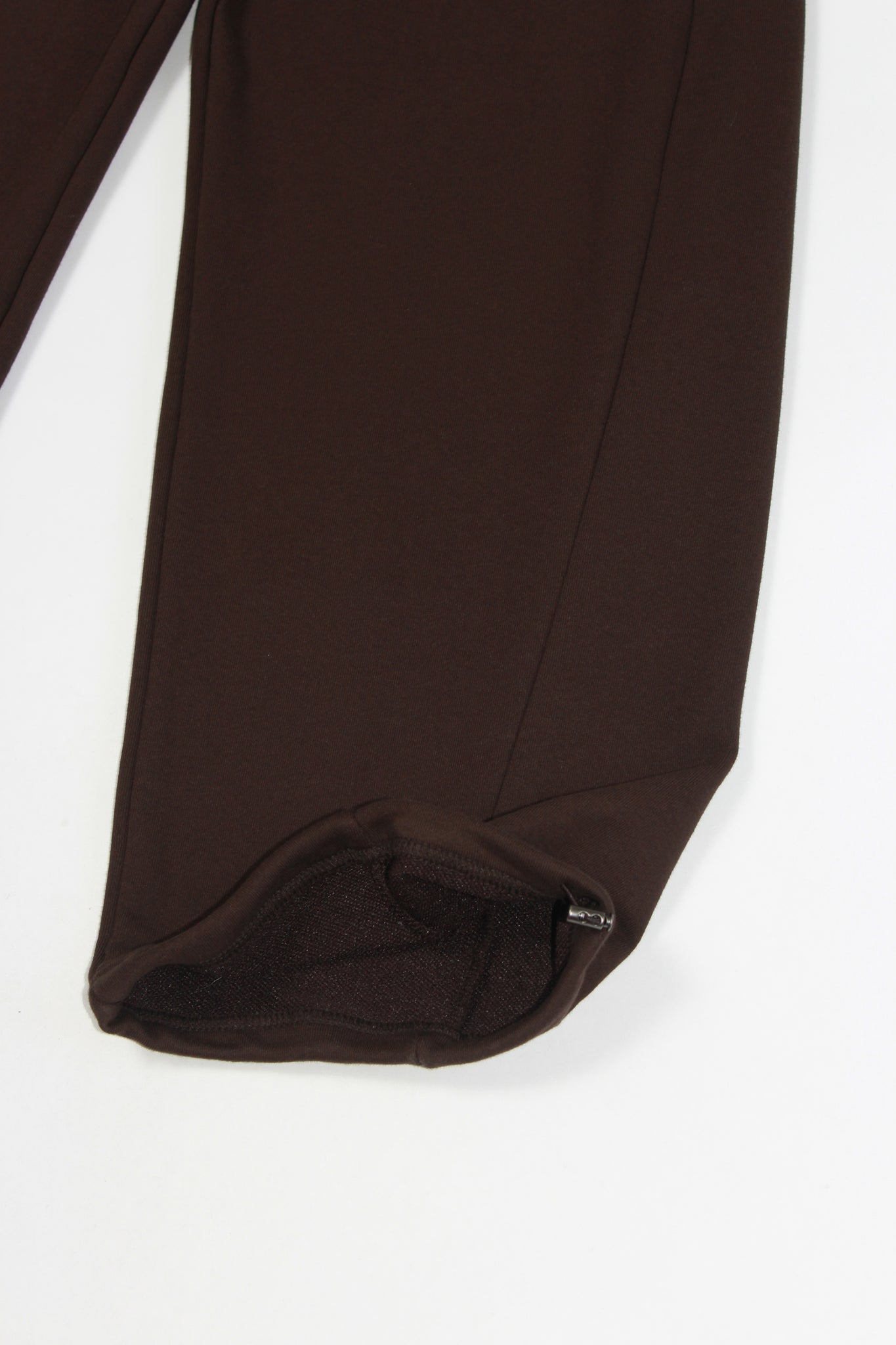 Koni Barrel Leg Sweatpants in Chocolate Brown