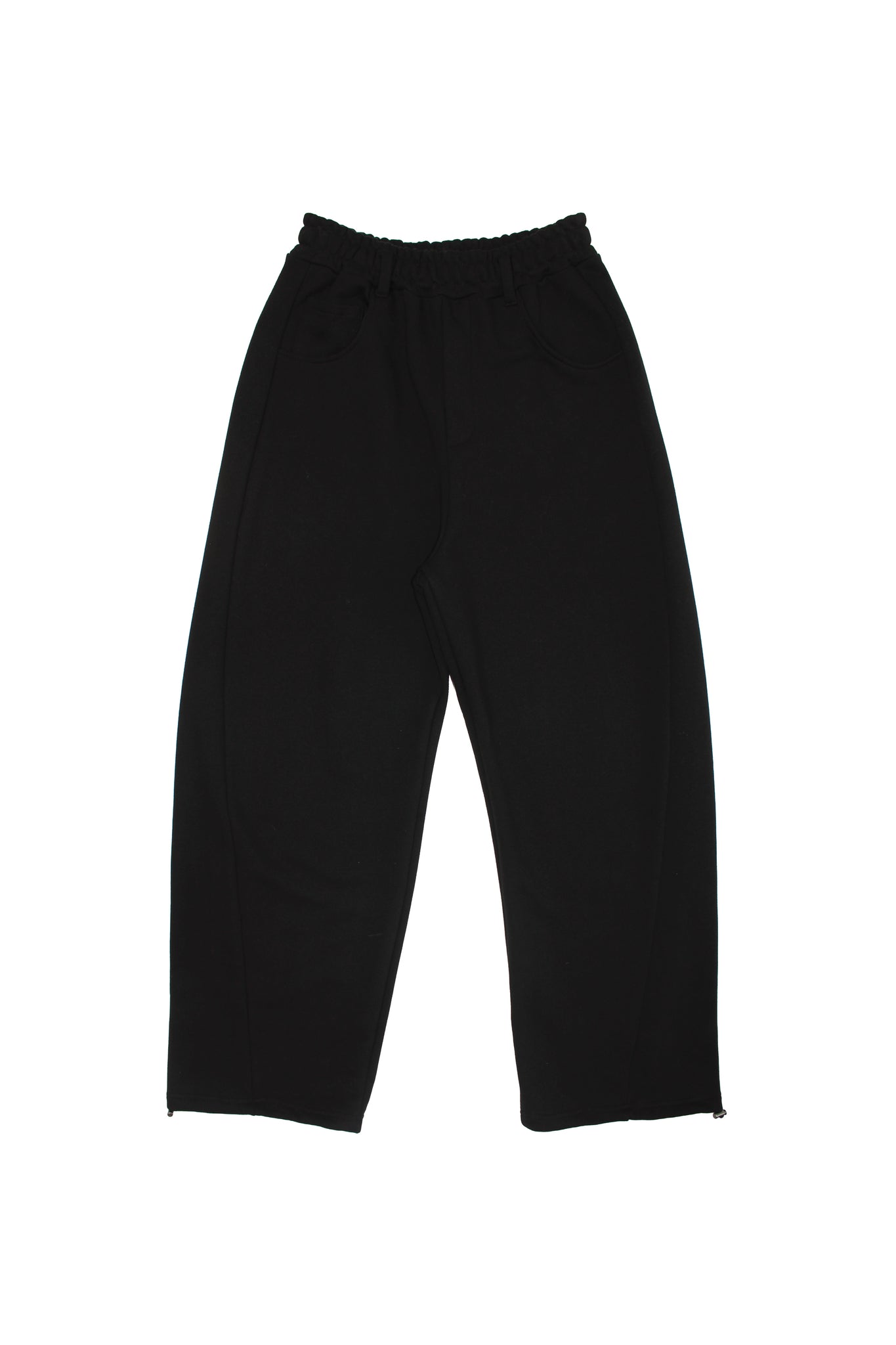 Koni Barrel Leg Sweatpants in Black