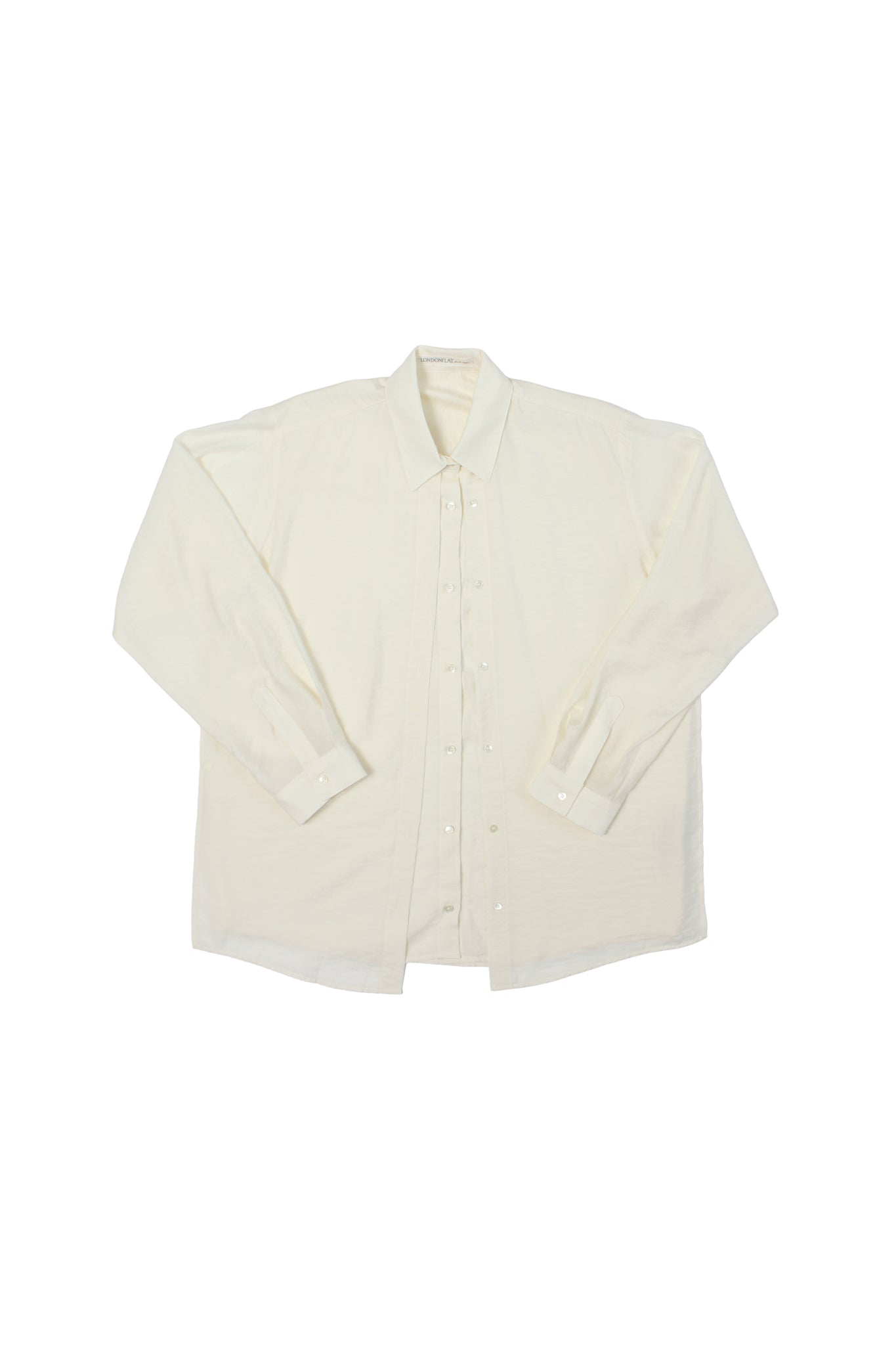 LF Ribbon Tie Shirt in Cream
