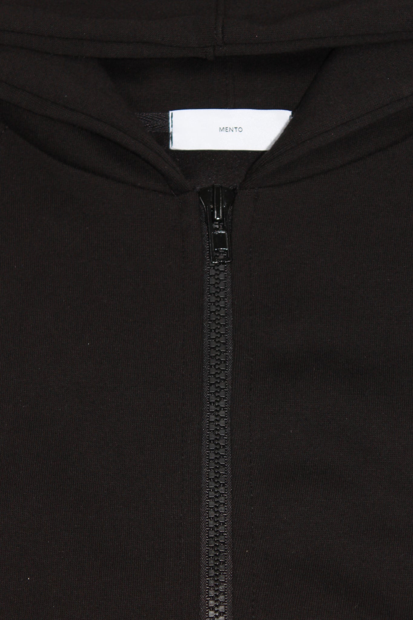 Oversized Crop Hoodie in Black