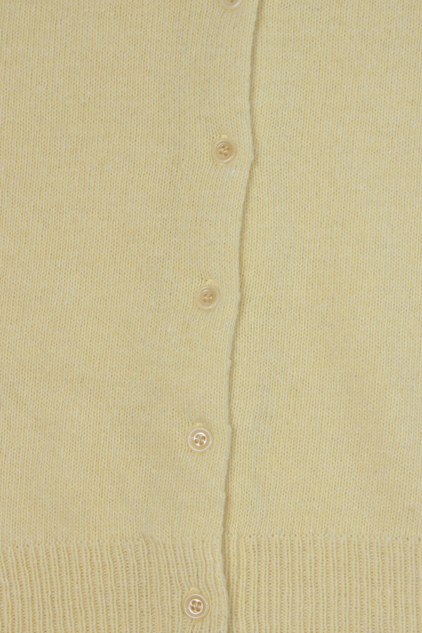 Moh Rounded Cardigan in Lemon
