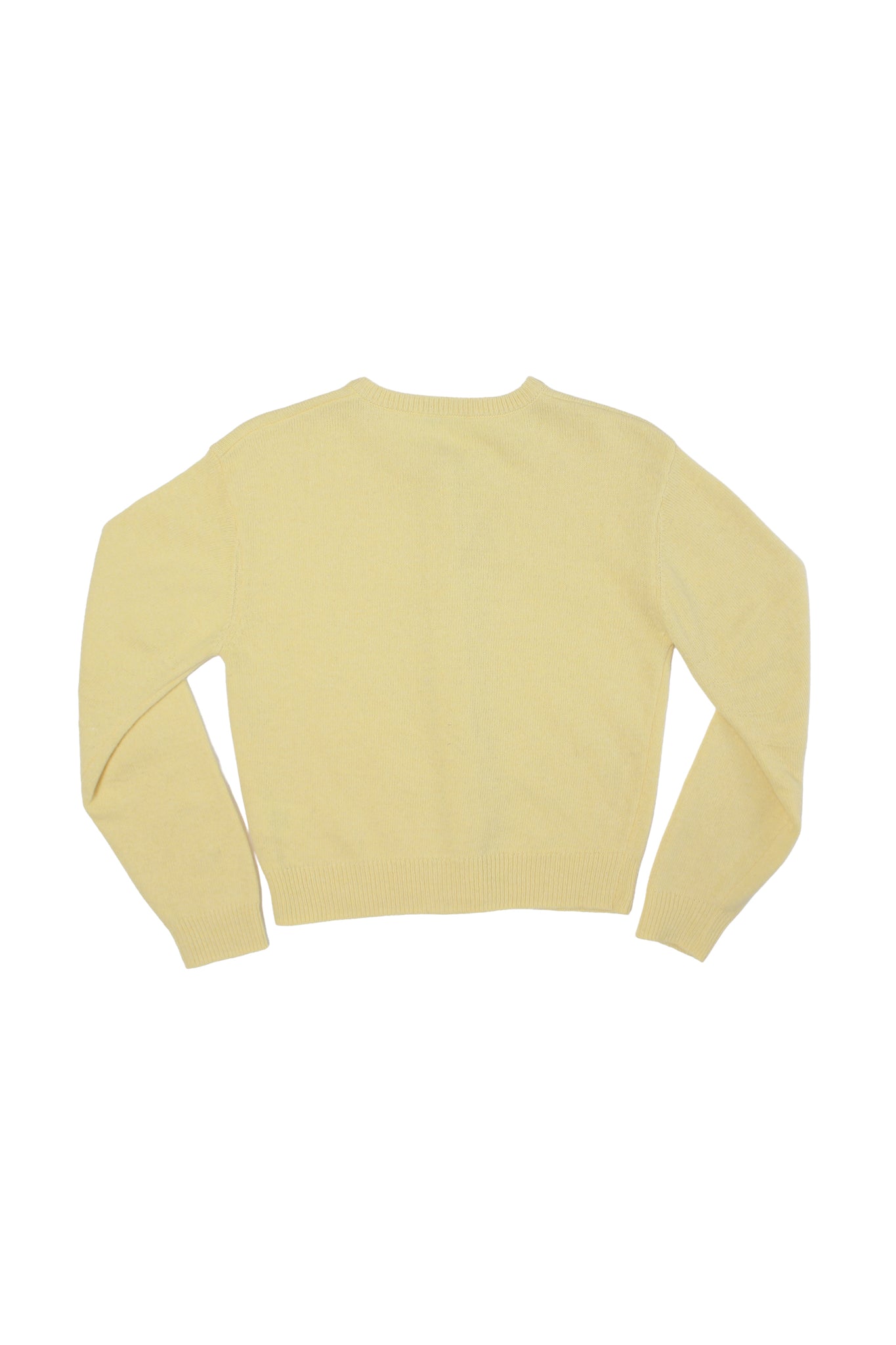 Moh Rounded Cardigan in Lemon