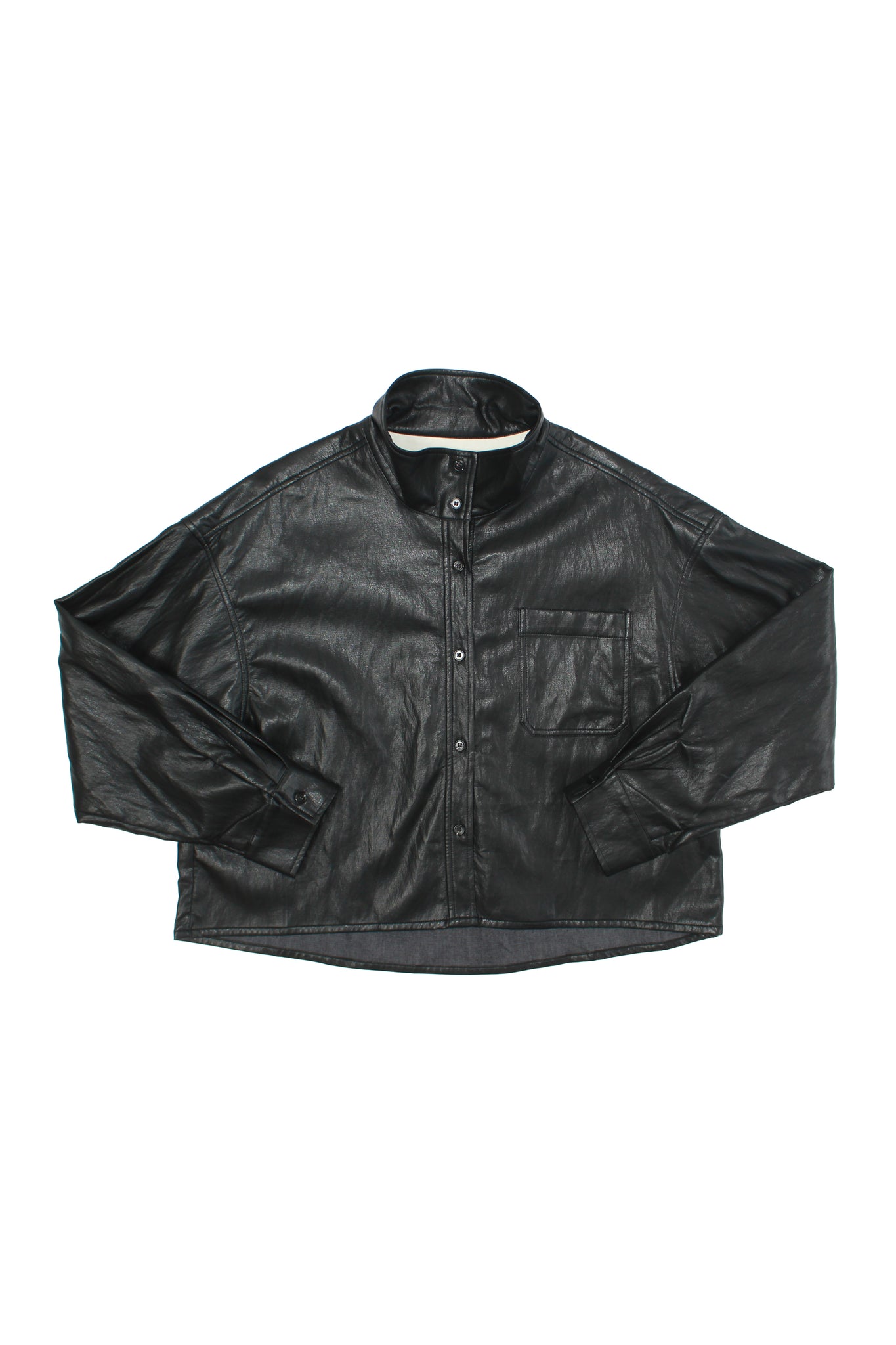 MELO Crop leather Shirket