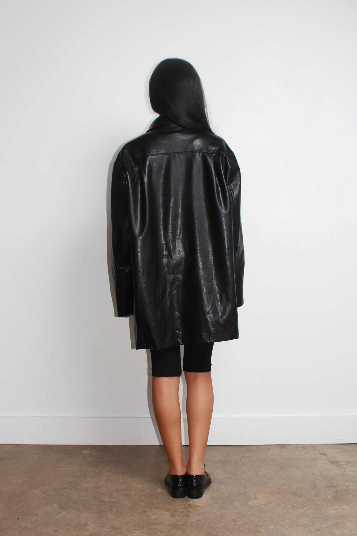 Urban Vegan Leather Coat