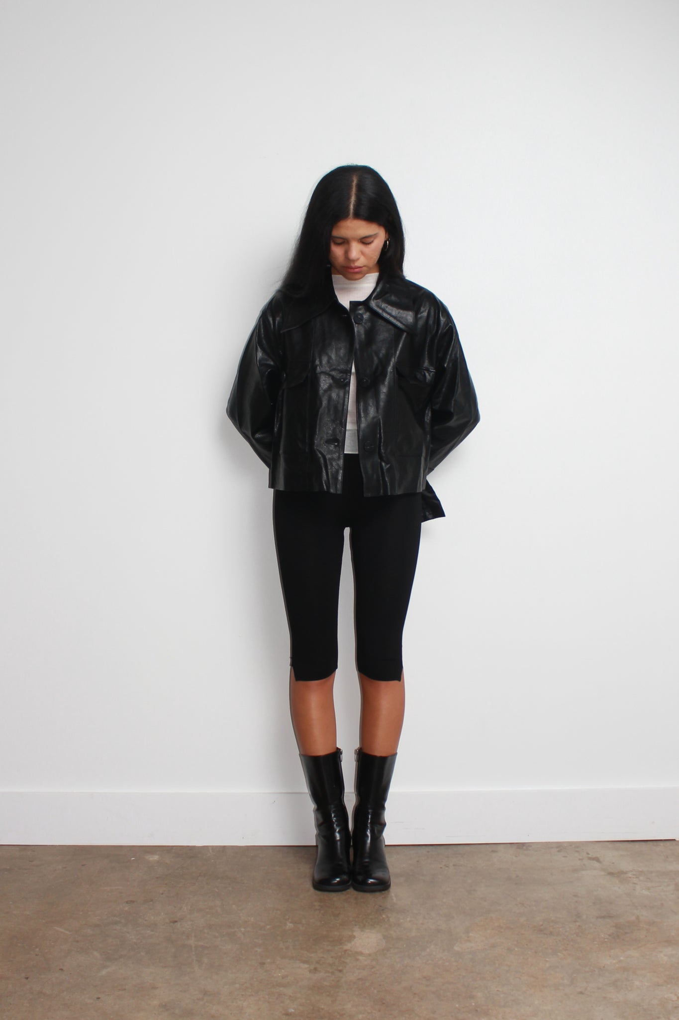 Lia Vegan Leather Jacket