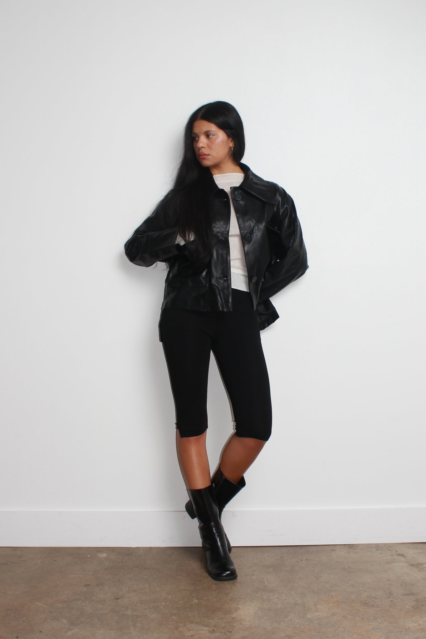 Lia Vegan Leather Jacket