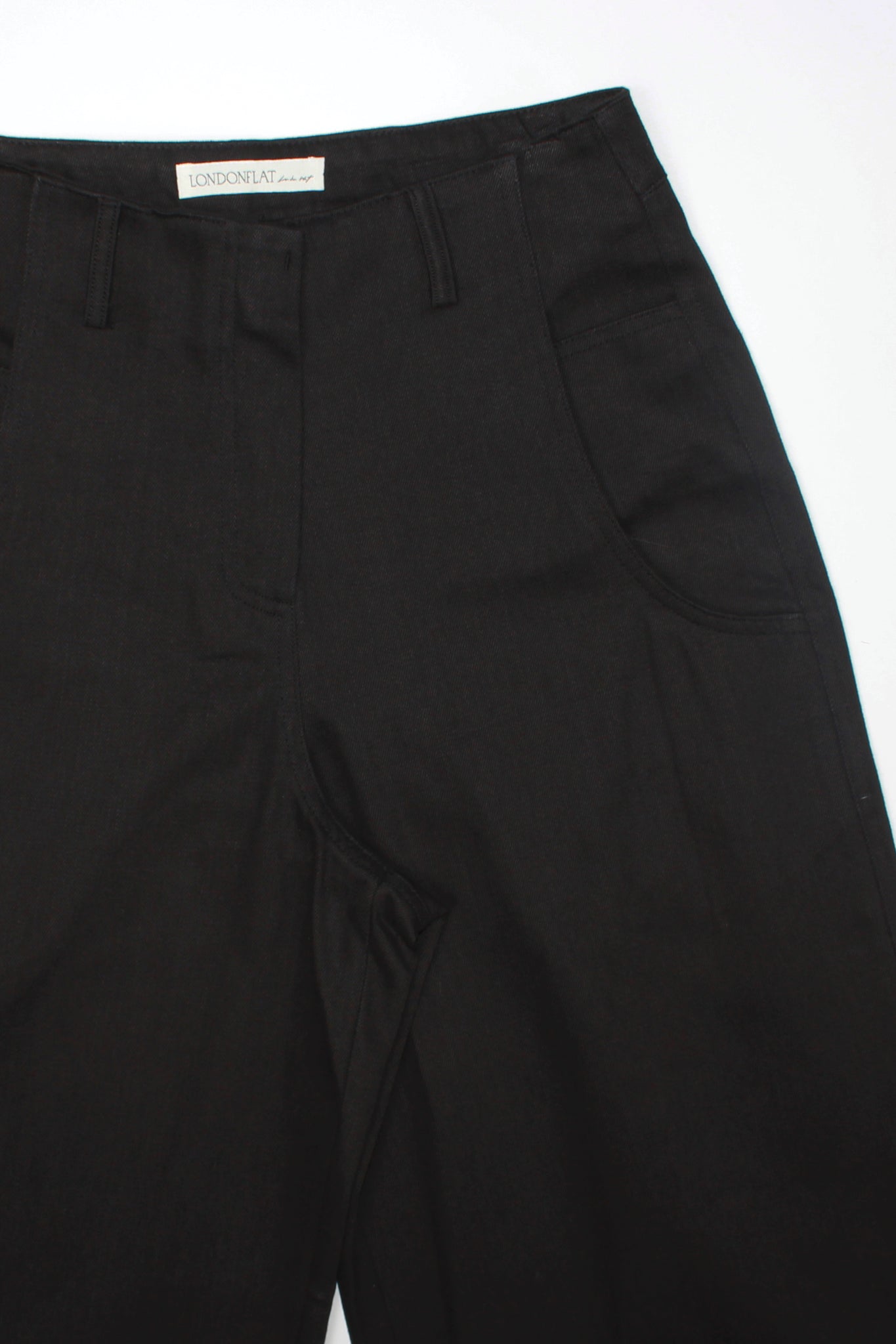 Penny Cotton Pants in Black