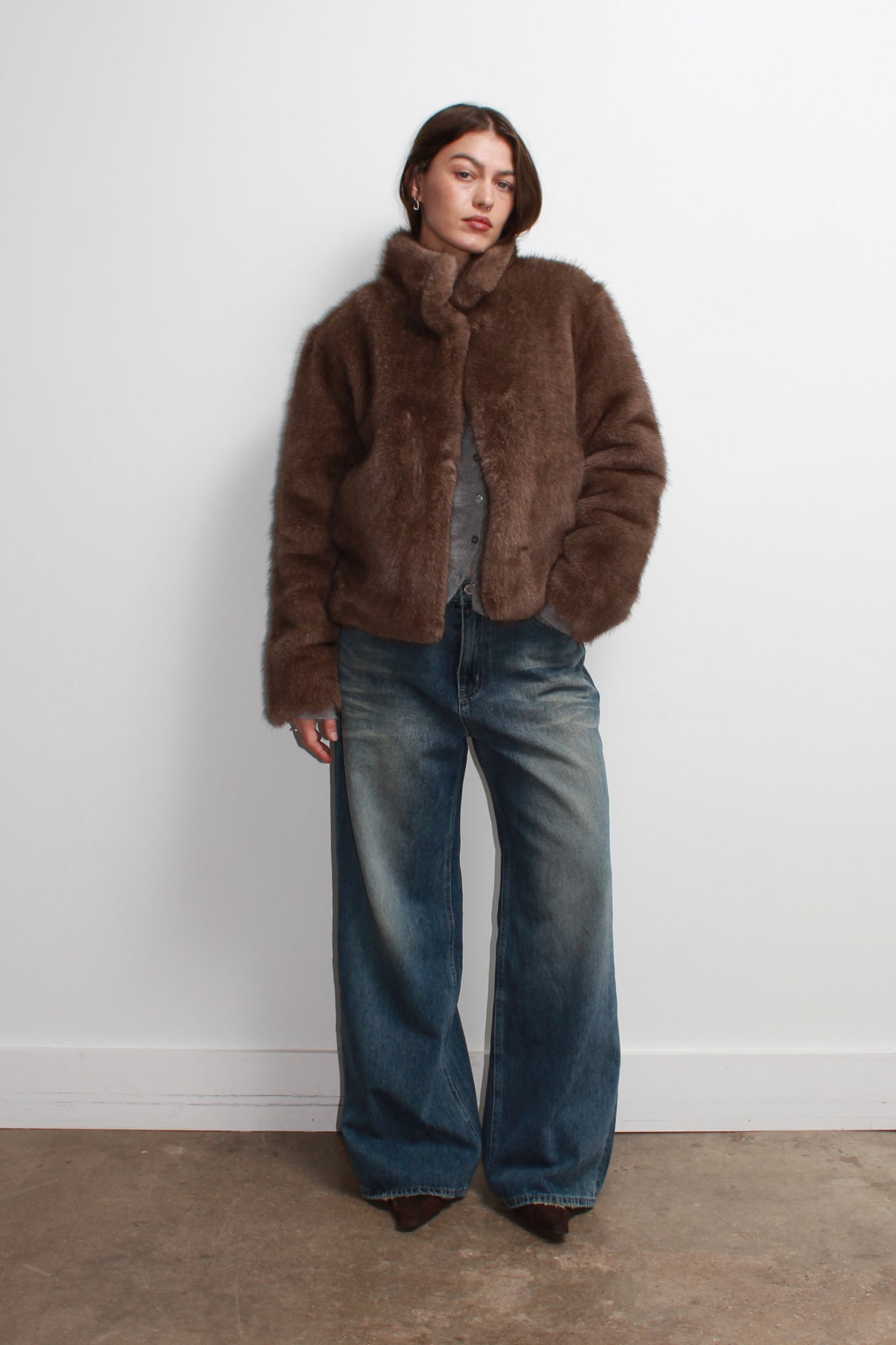 W Straight Leg Blue Denim