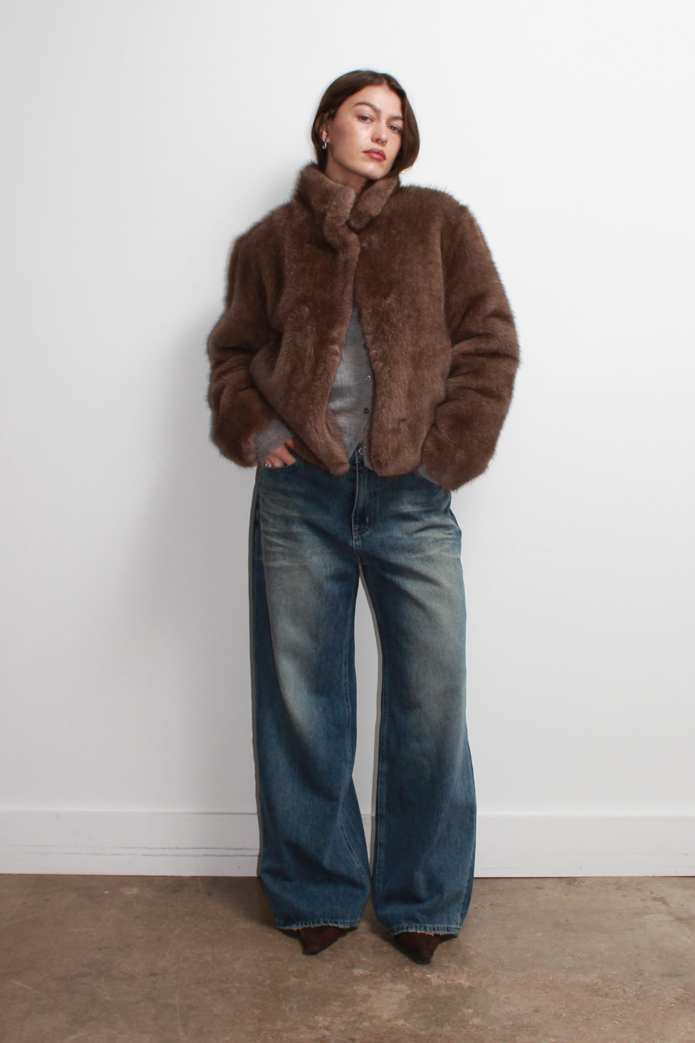 W Straight Leg Blue Denim