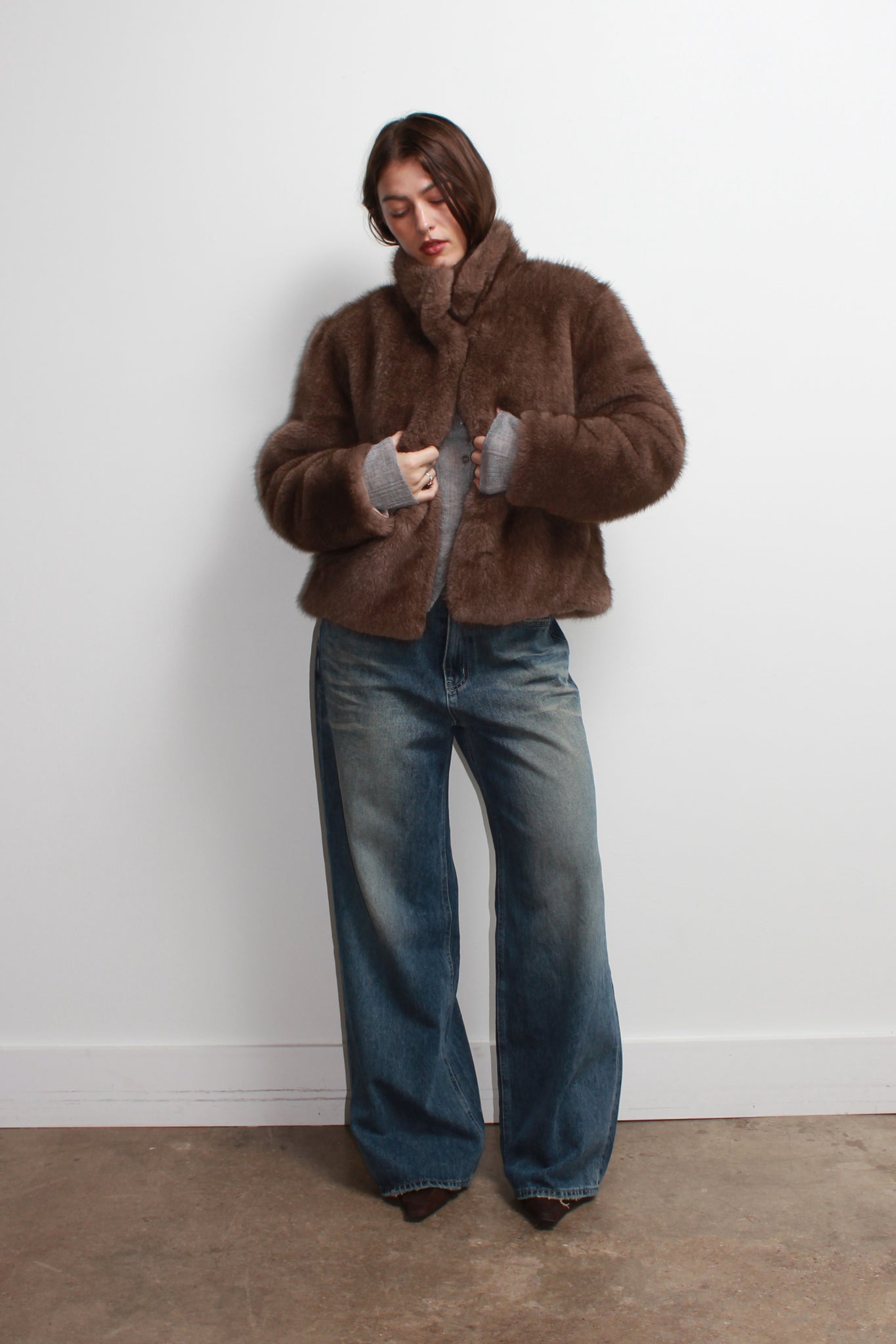 W Straight Leg Blue Denim