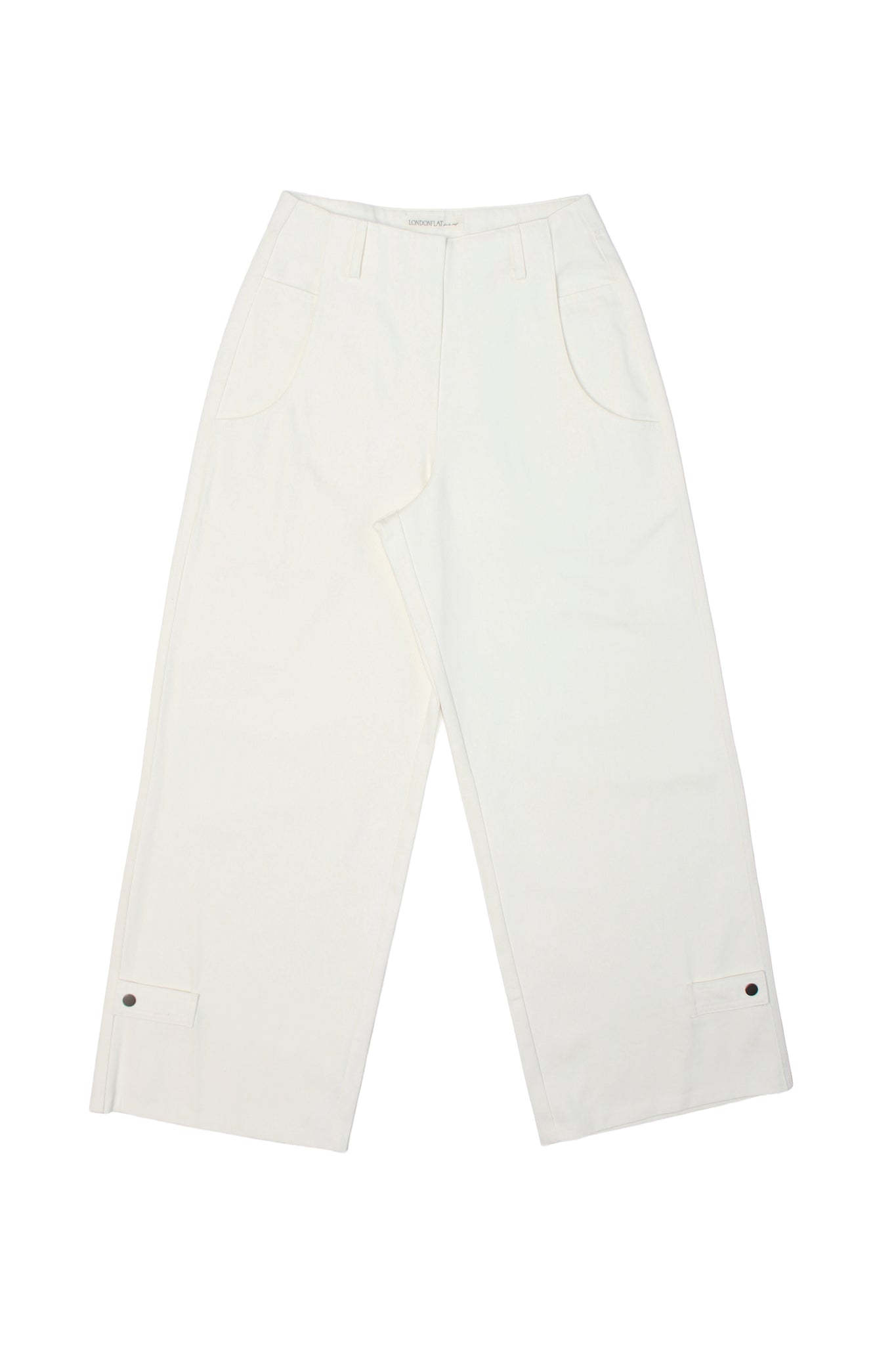 Penny Cotton Pants in Off White