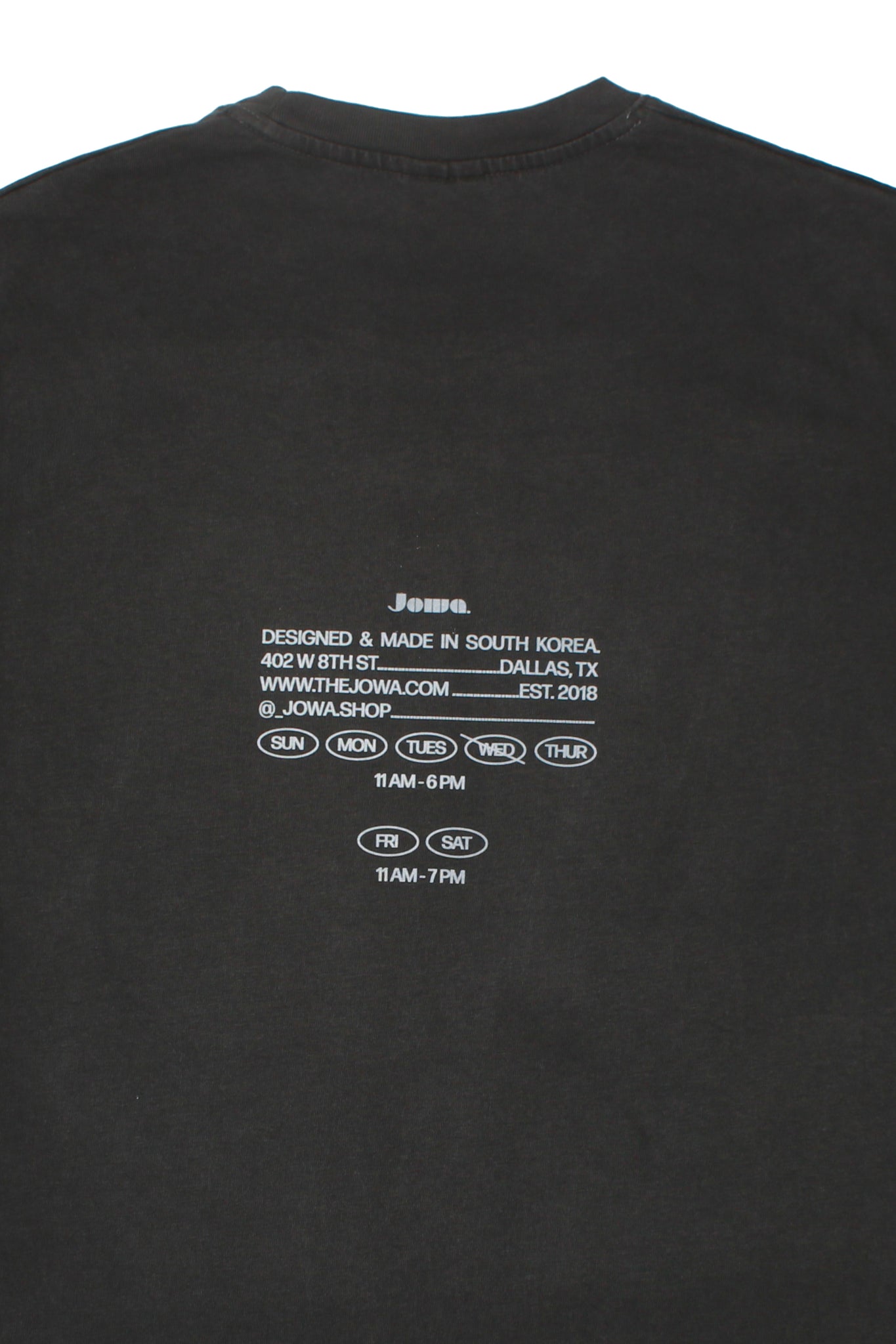 Jowa URL T-shirts in Black