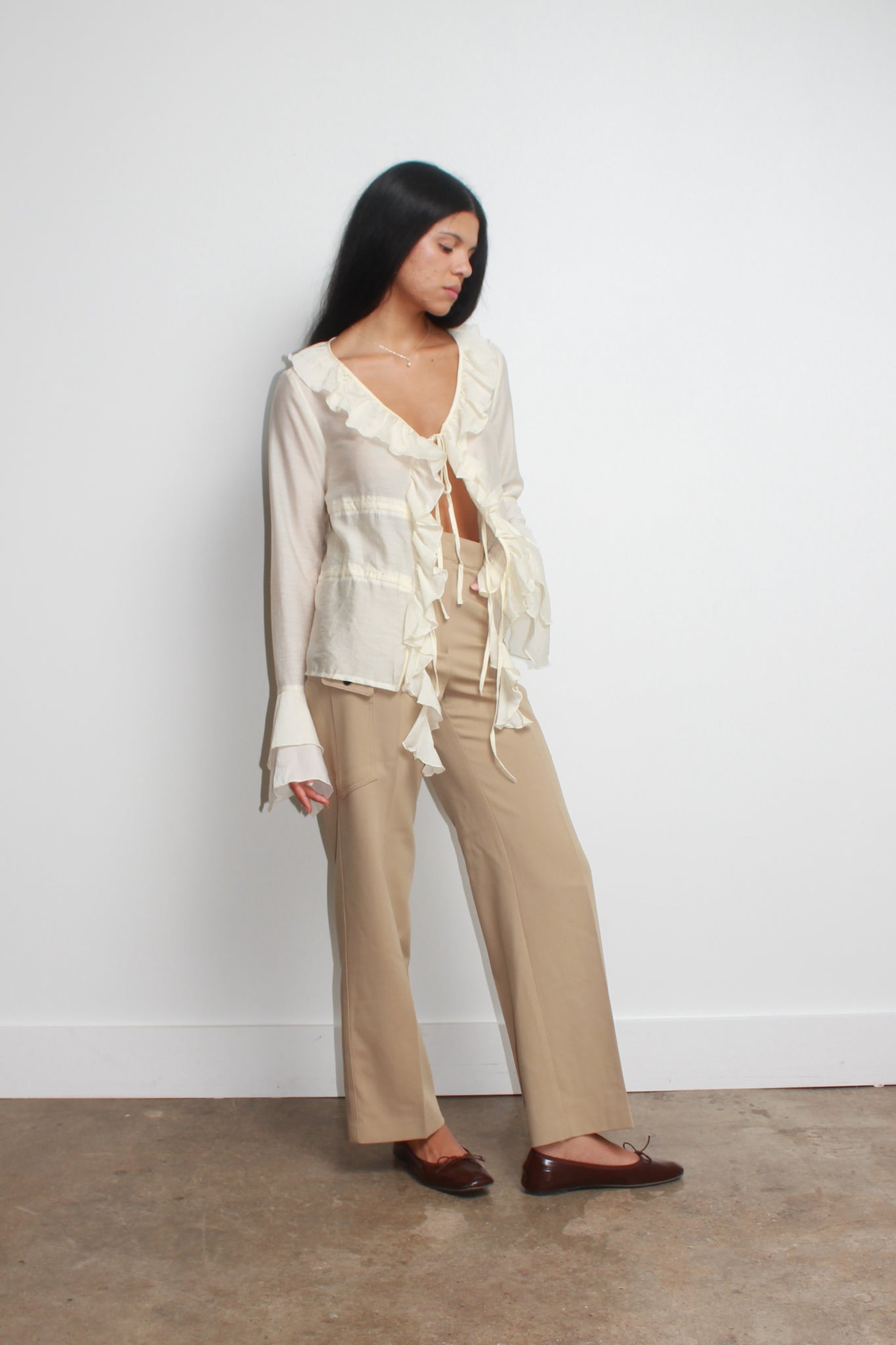 Bruno Frill Shirts in Ivory