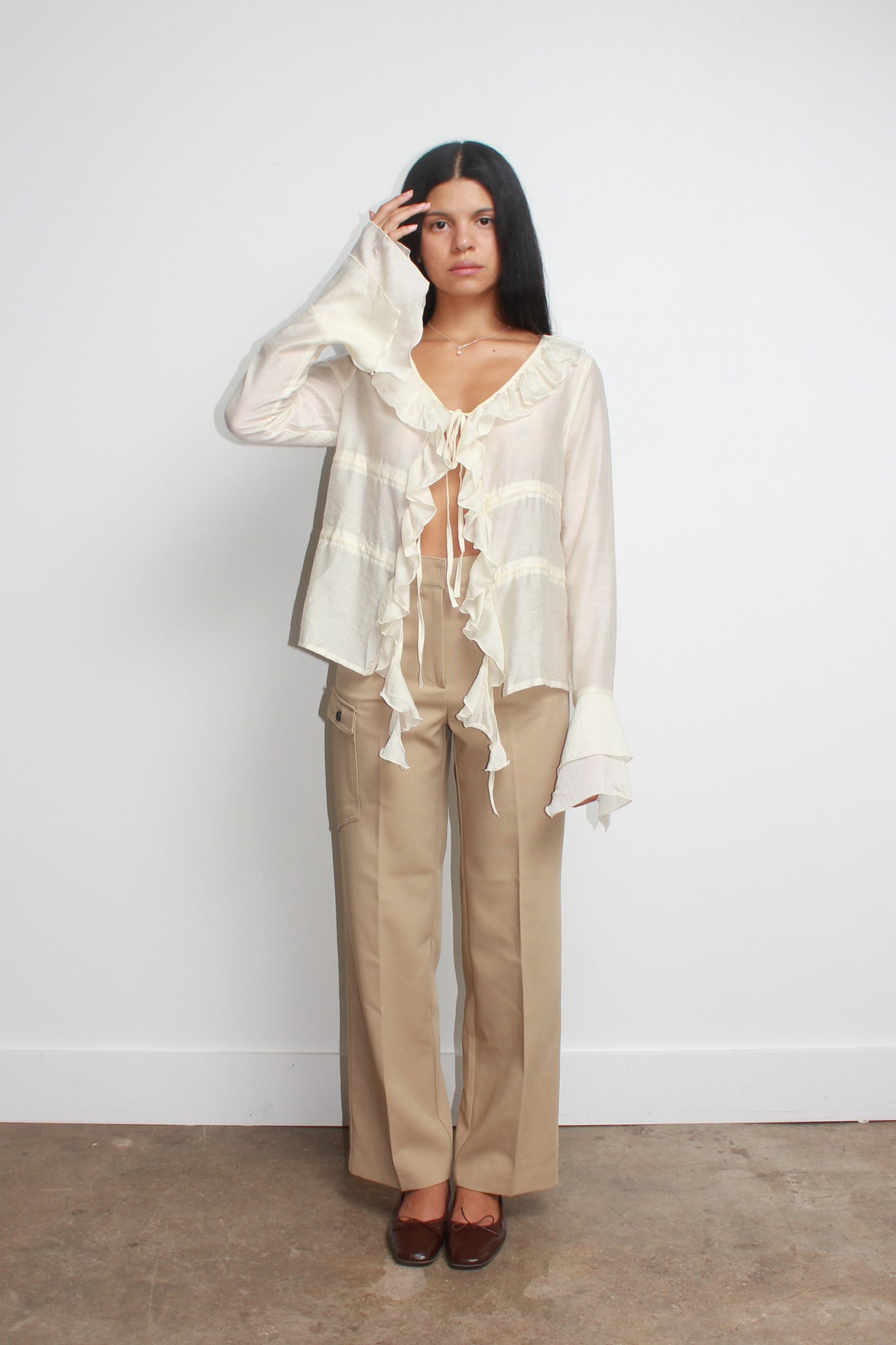 Bruno Frill Shirts in Ivory