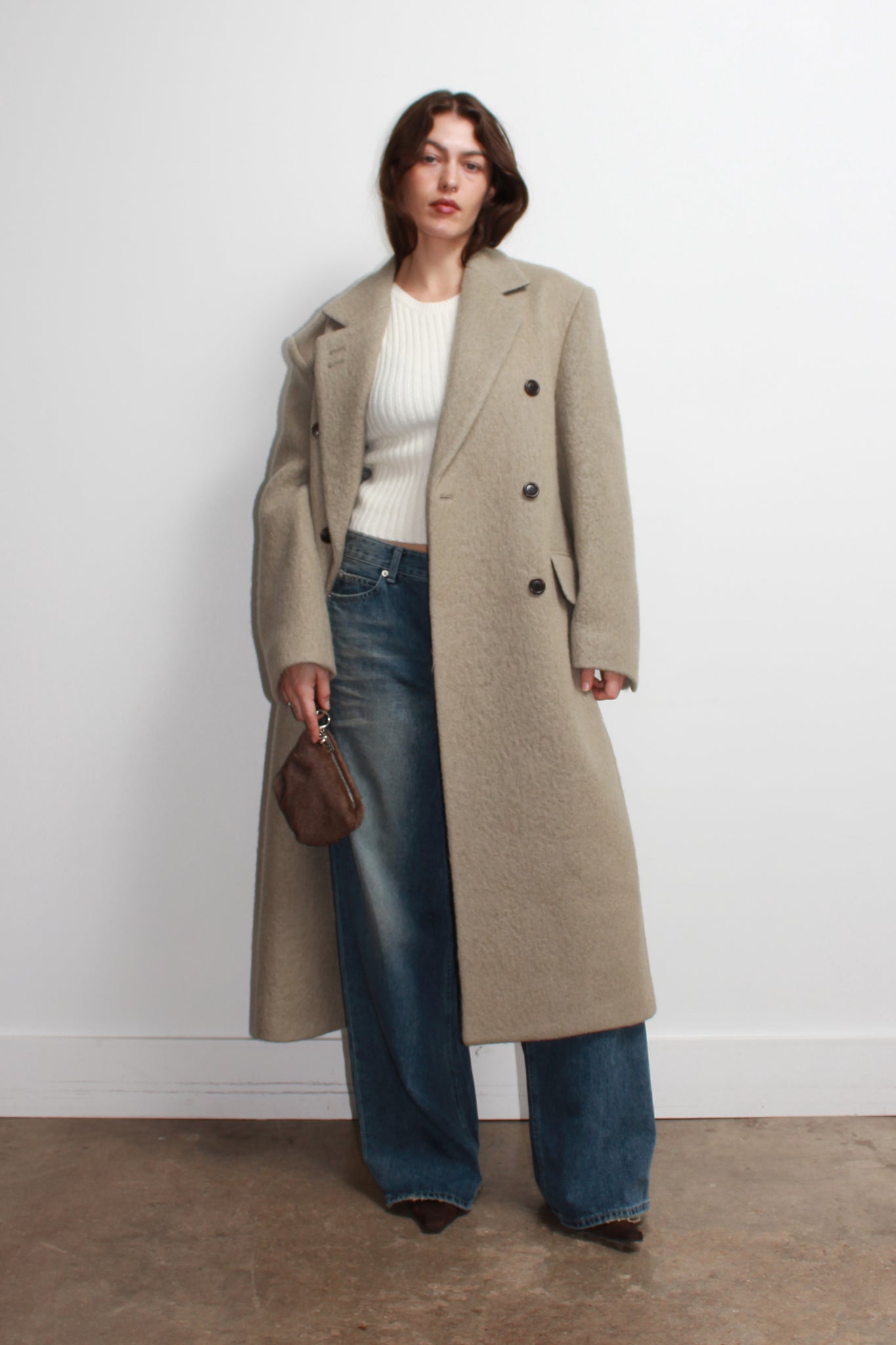 W Straight Leg Blue Denim