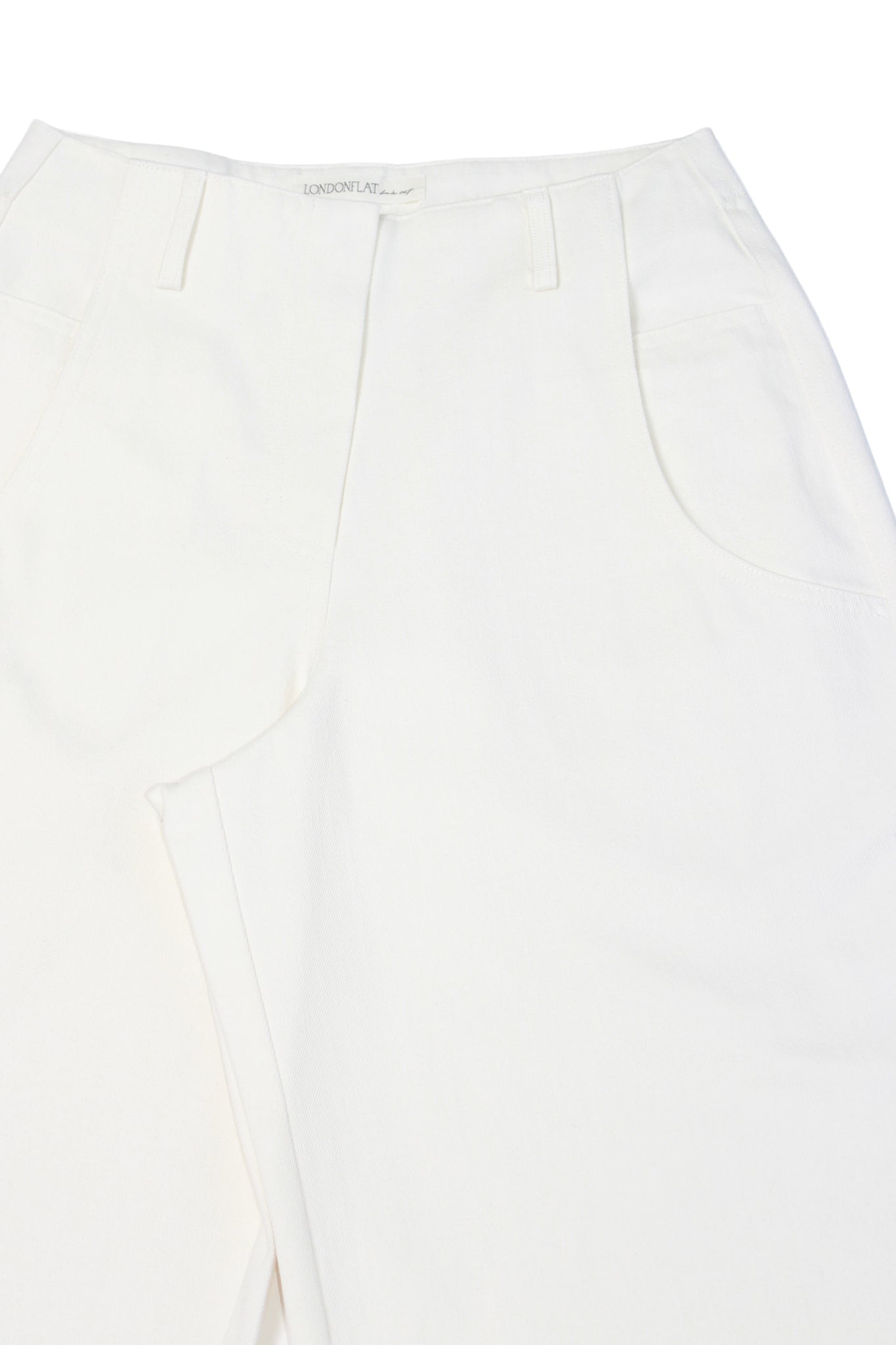 Penny Cotton Pants in Off White