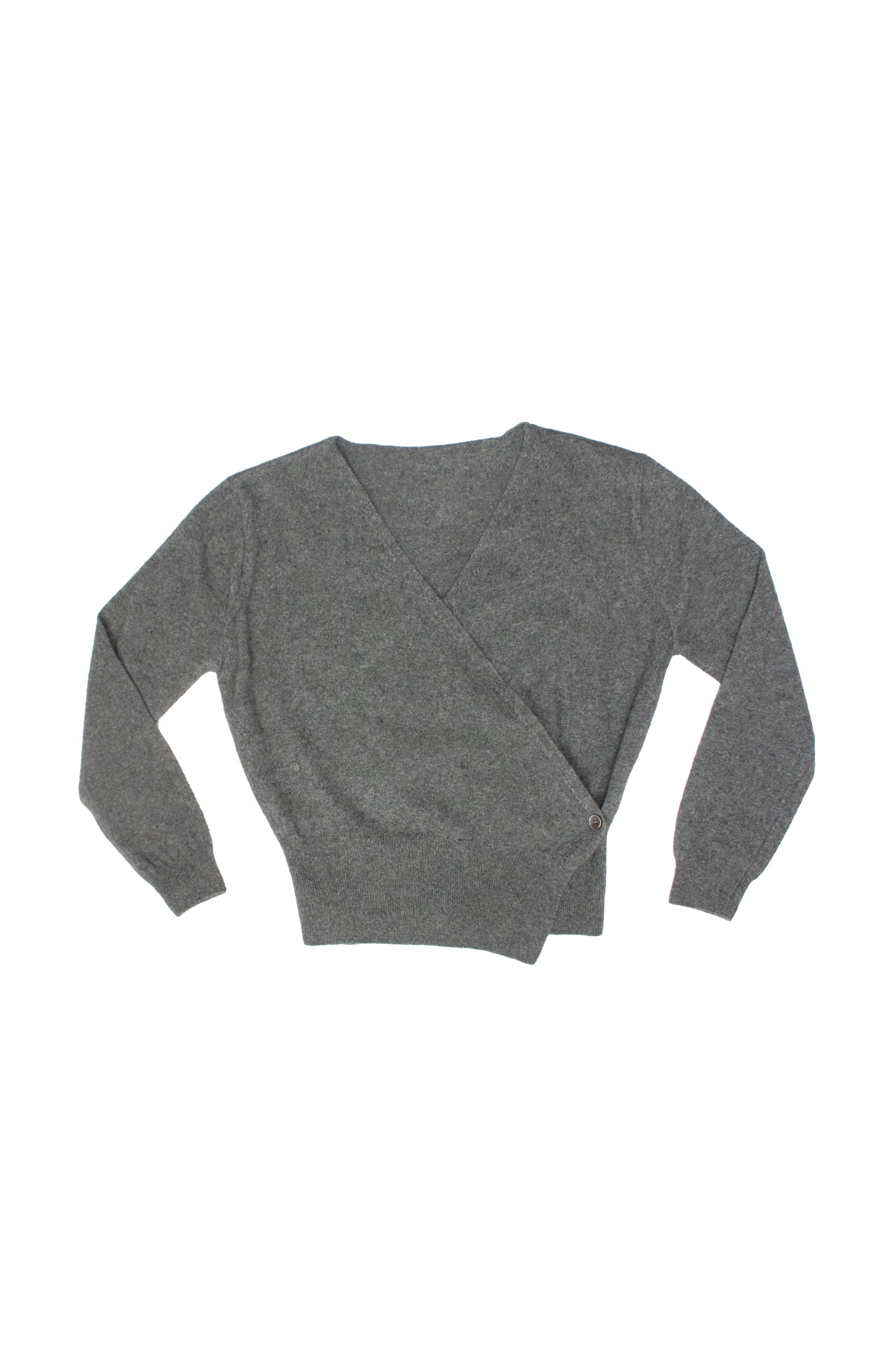 Cross raccoon pullover Knit in Charcoal