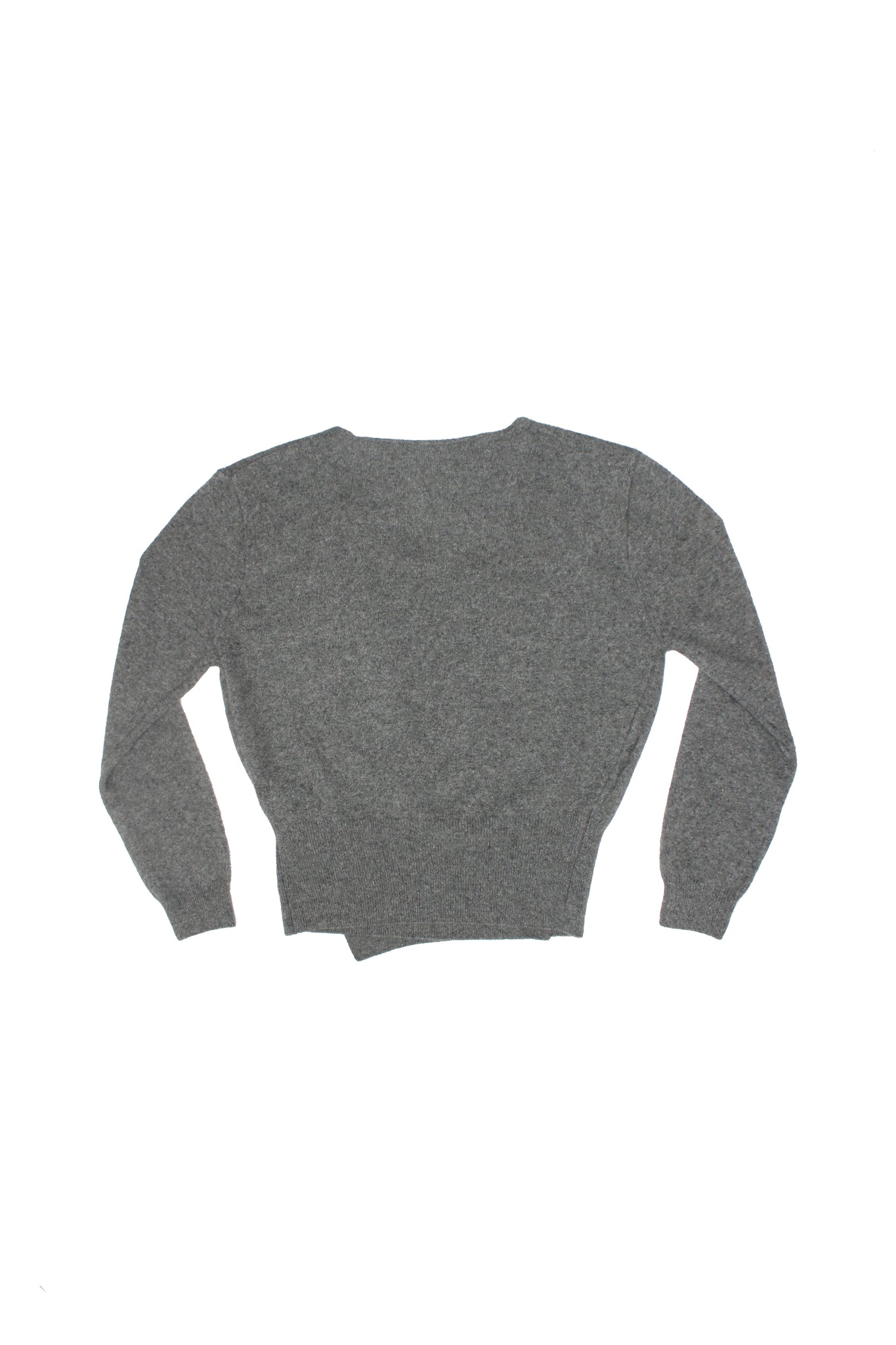 Cross raccoon pullover Knit in Charcoal