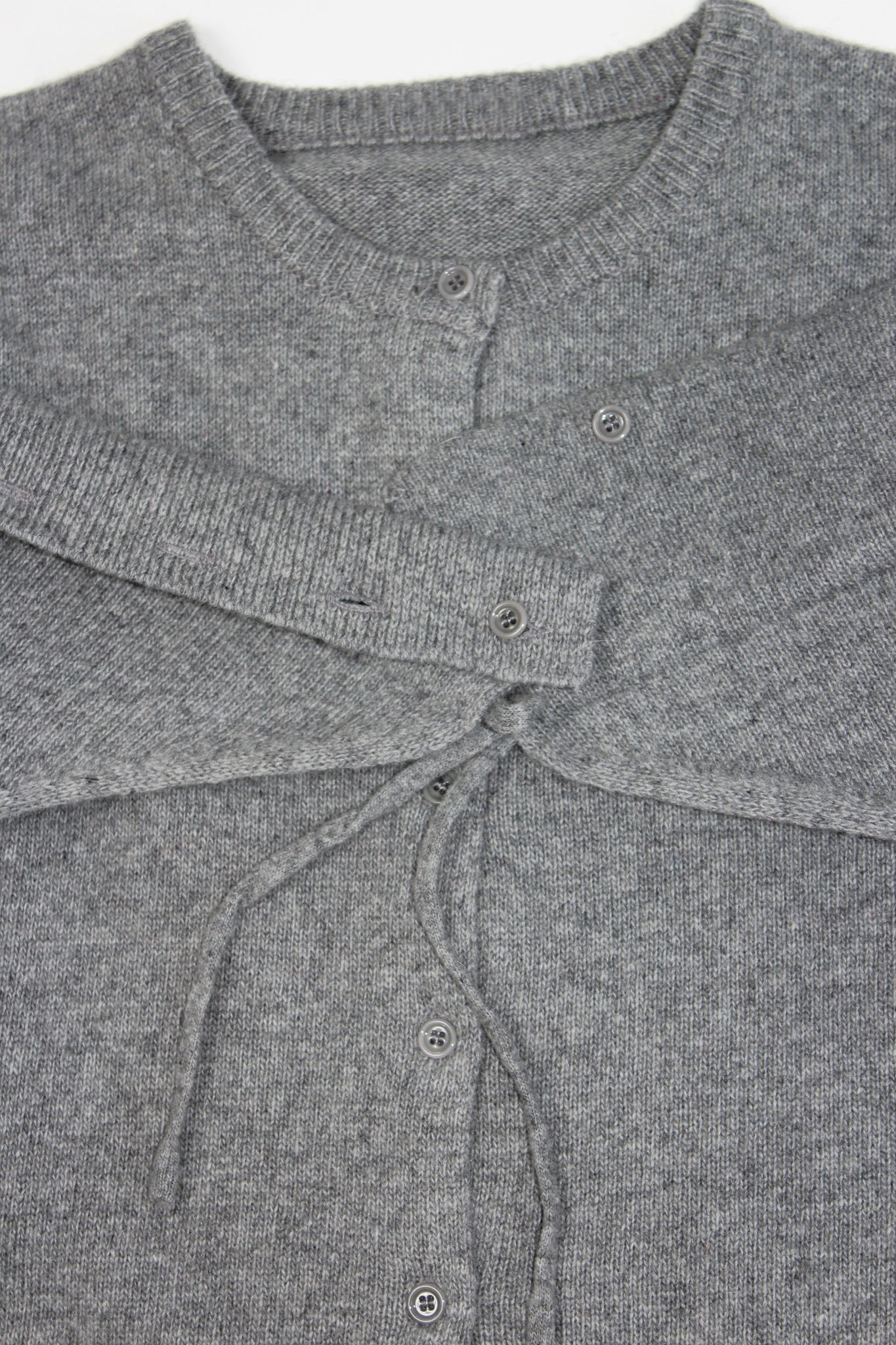 Moh Rounded Cardigan in Grey