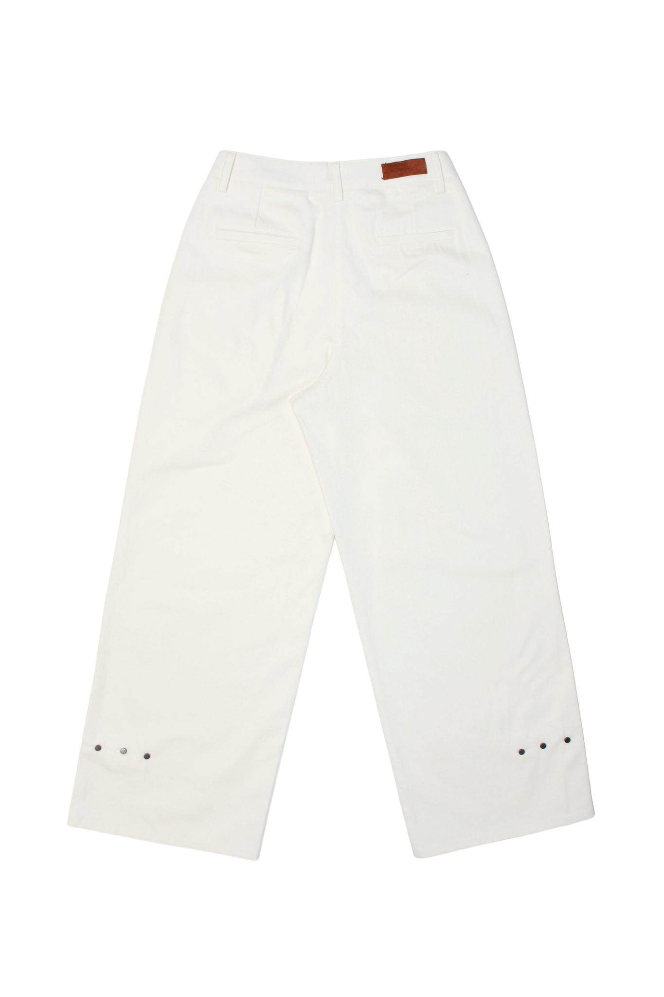 Penny Cotton Pants in Off White