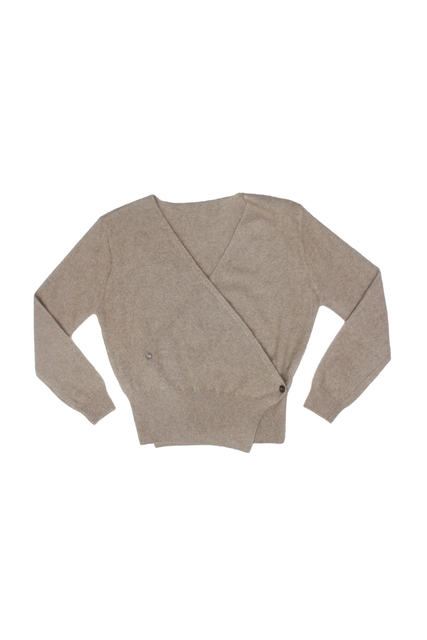 Cross raccoon pullover Knit in Beige