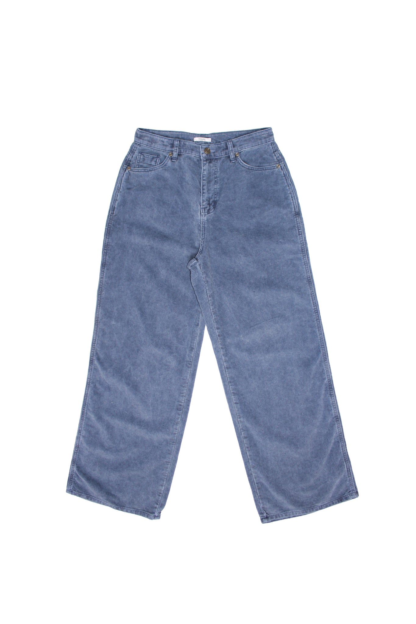 Wide Corduroy Pant in Blue Bonnet