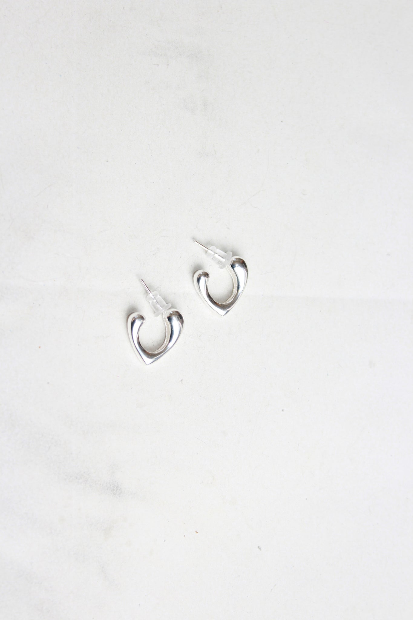 Heart Earring in Silver