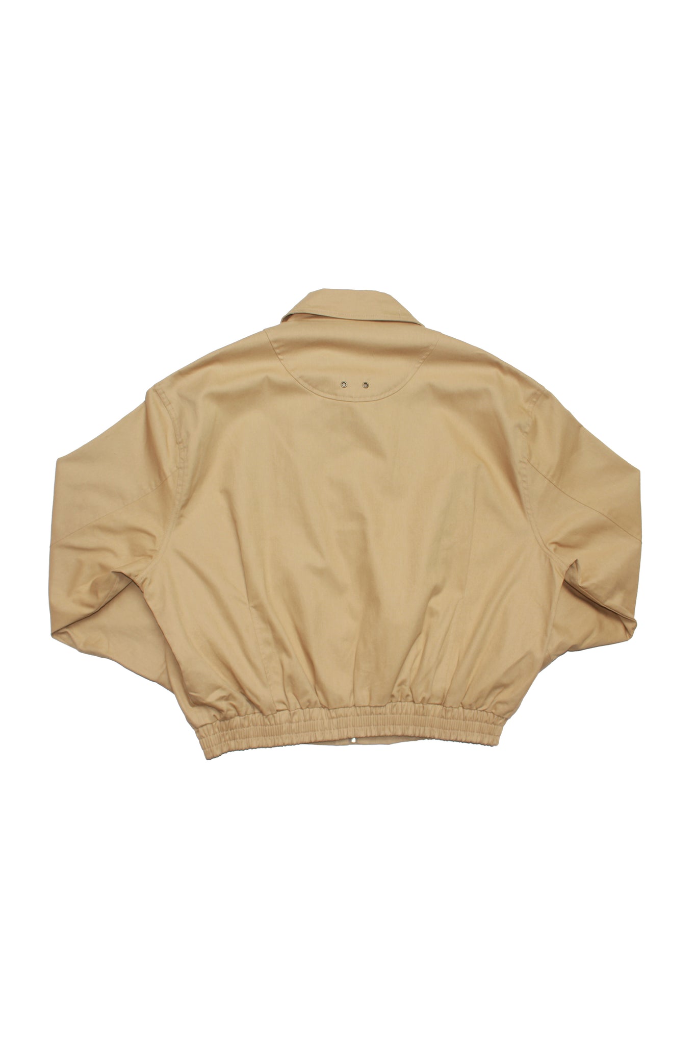 Moss Cotton Bomber Jacket in Beige