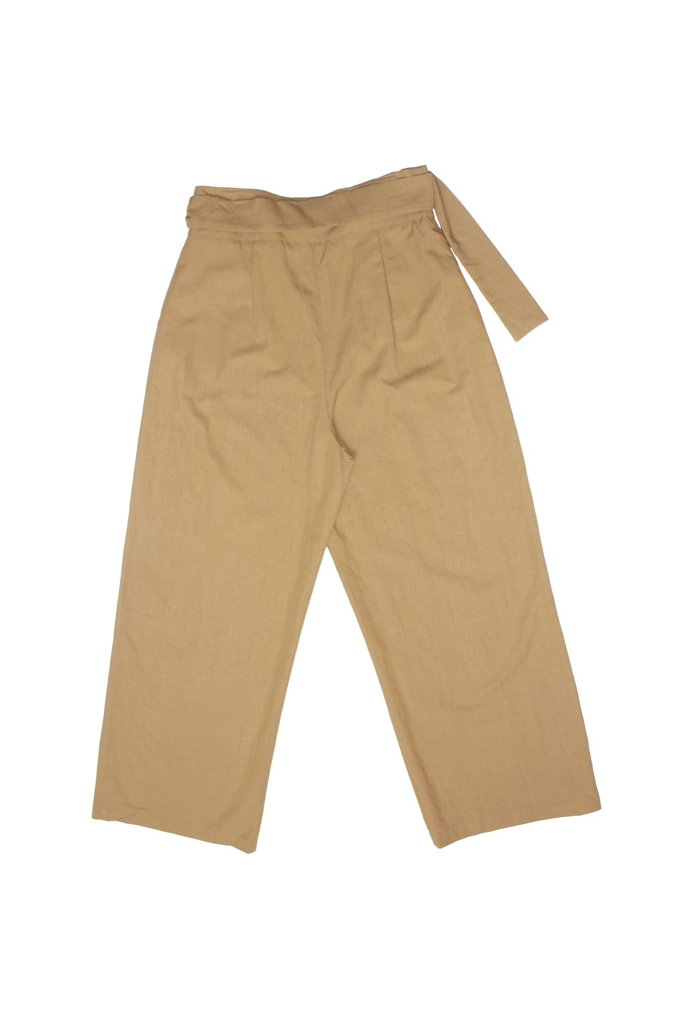 Wrapping Wrap Pants in Beige