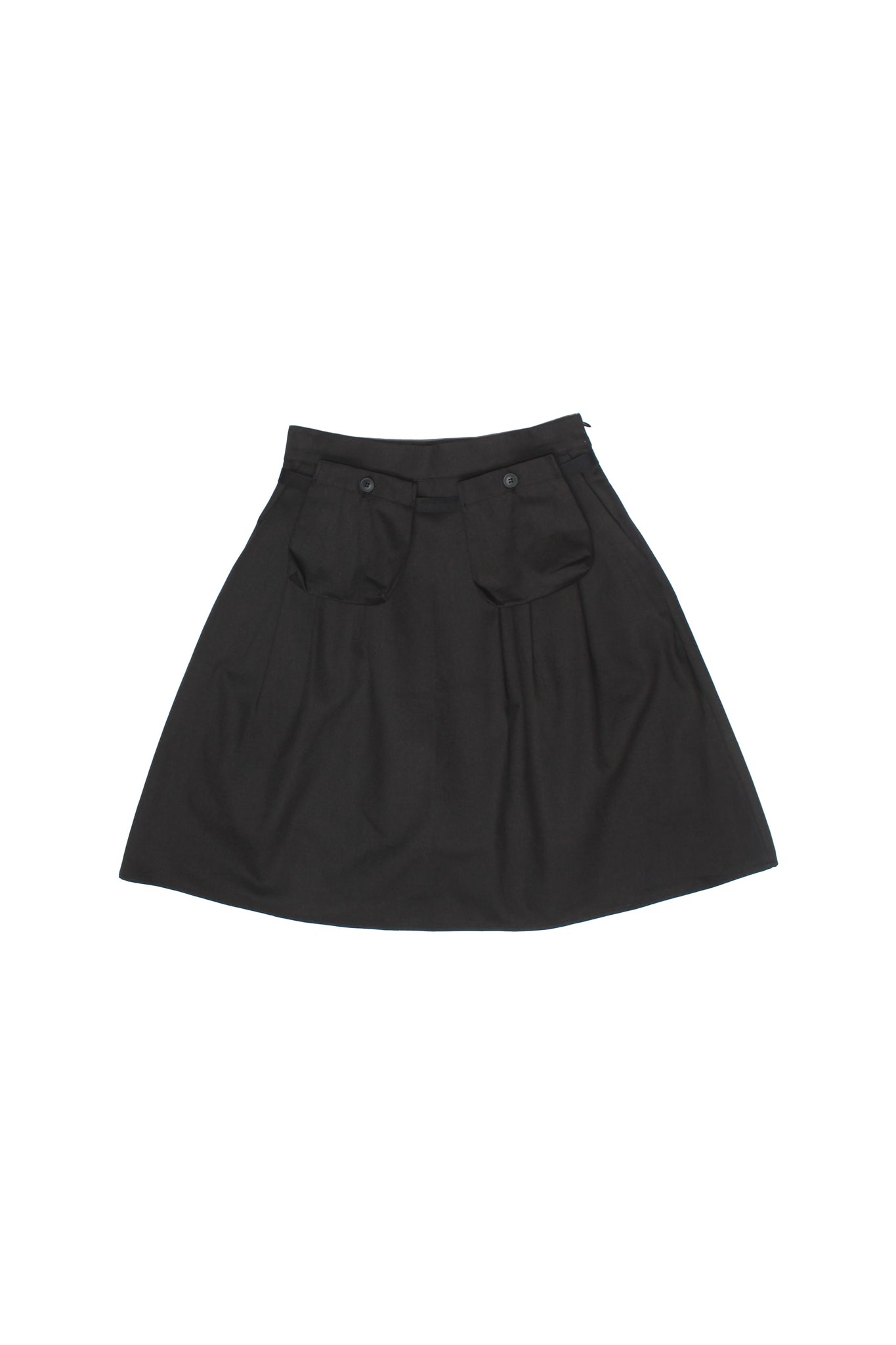 Pocket Belt Skirts in Black