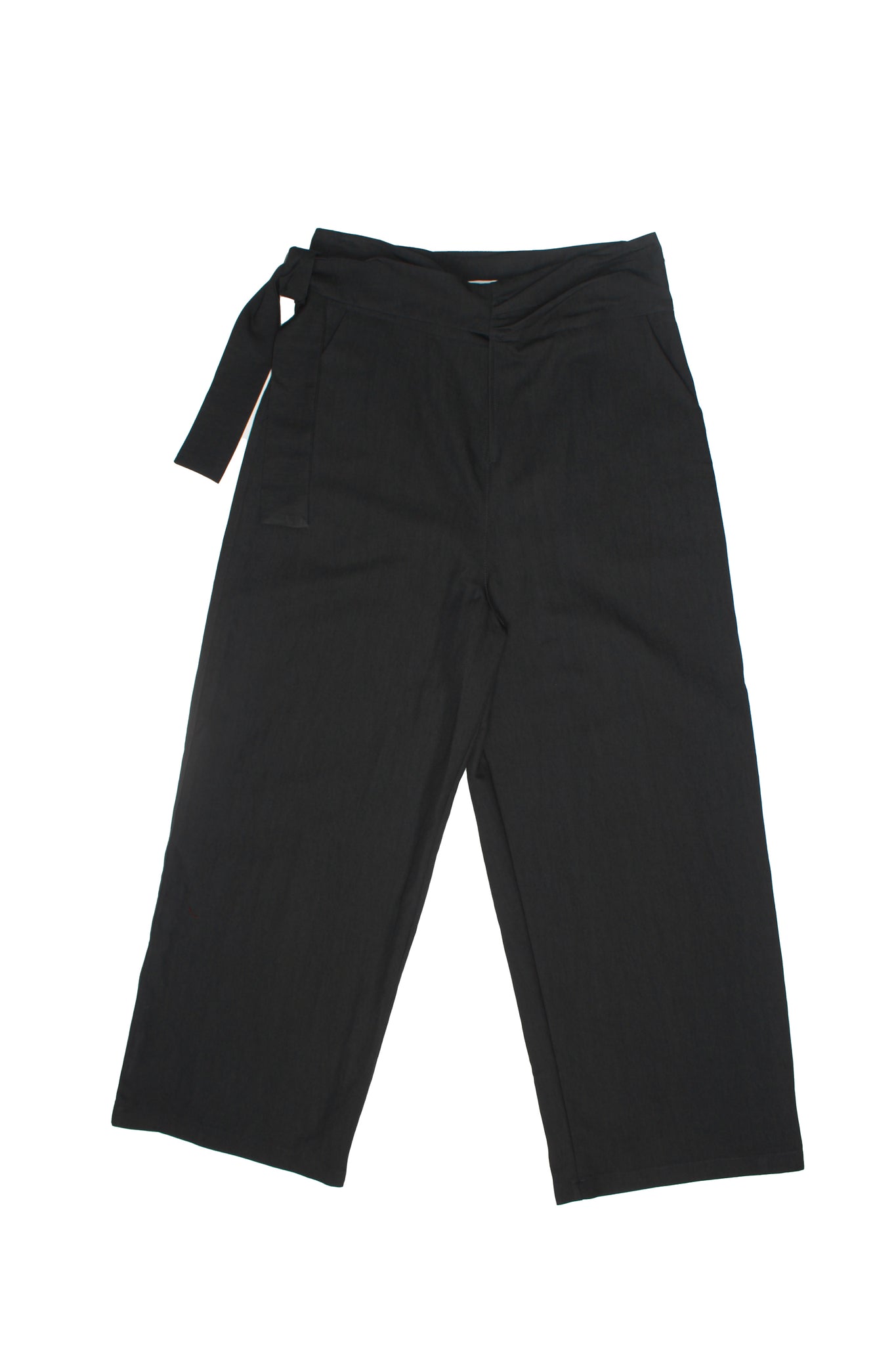 Wrapping Wrap Pants in Charcoal