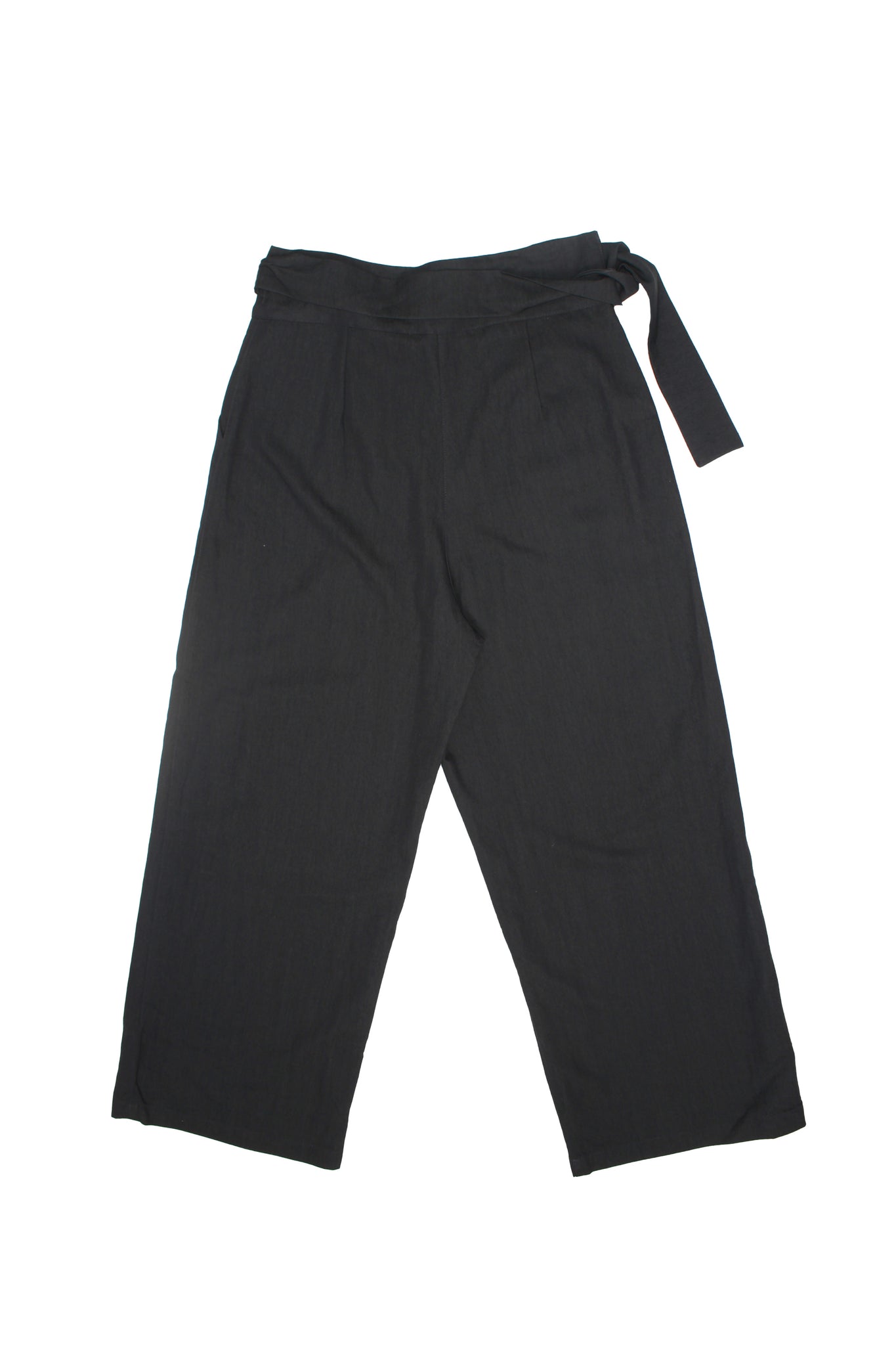 Wrapping Wrap Pants in Charcoal