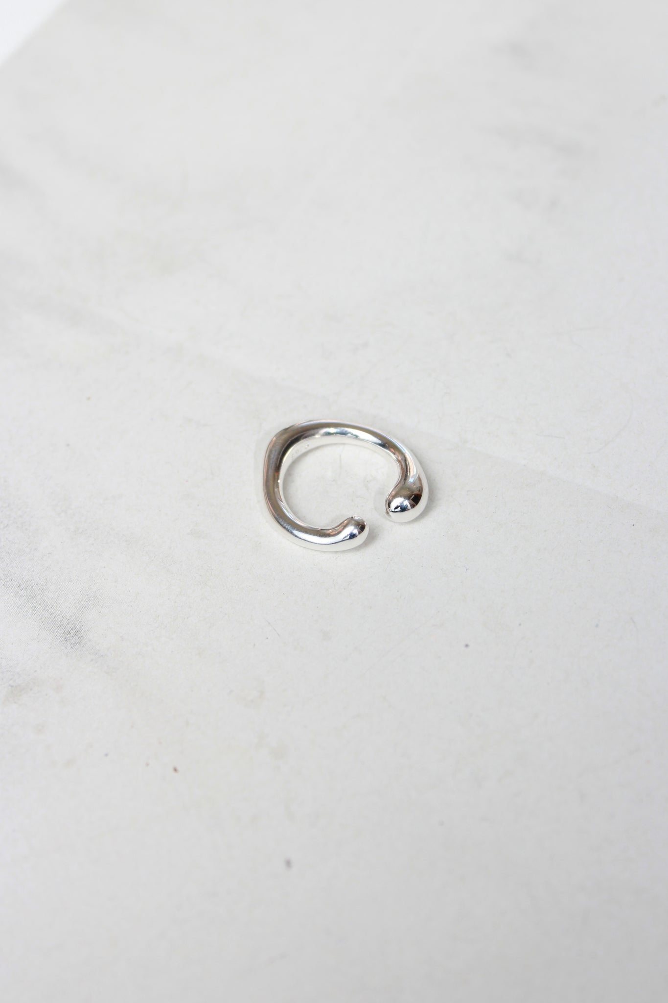 Round Open Ring in Silver