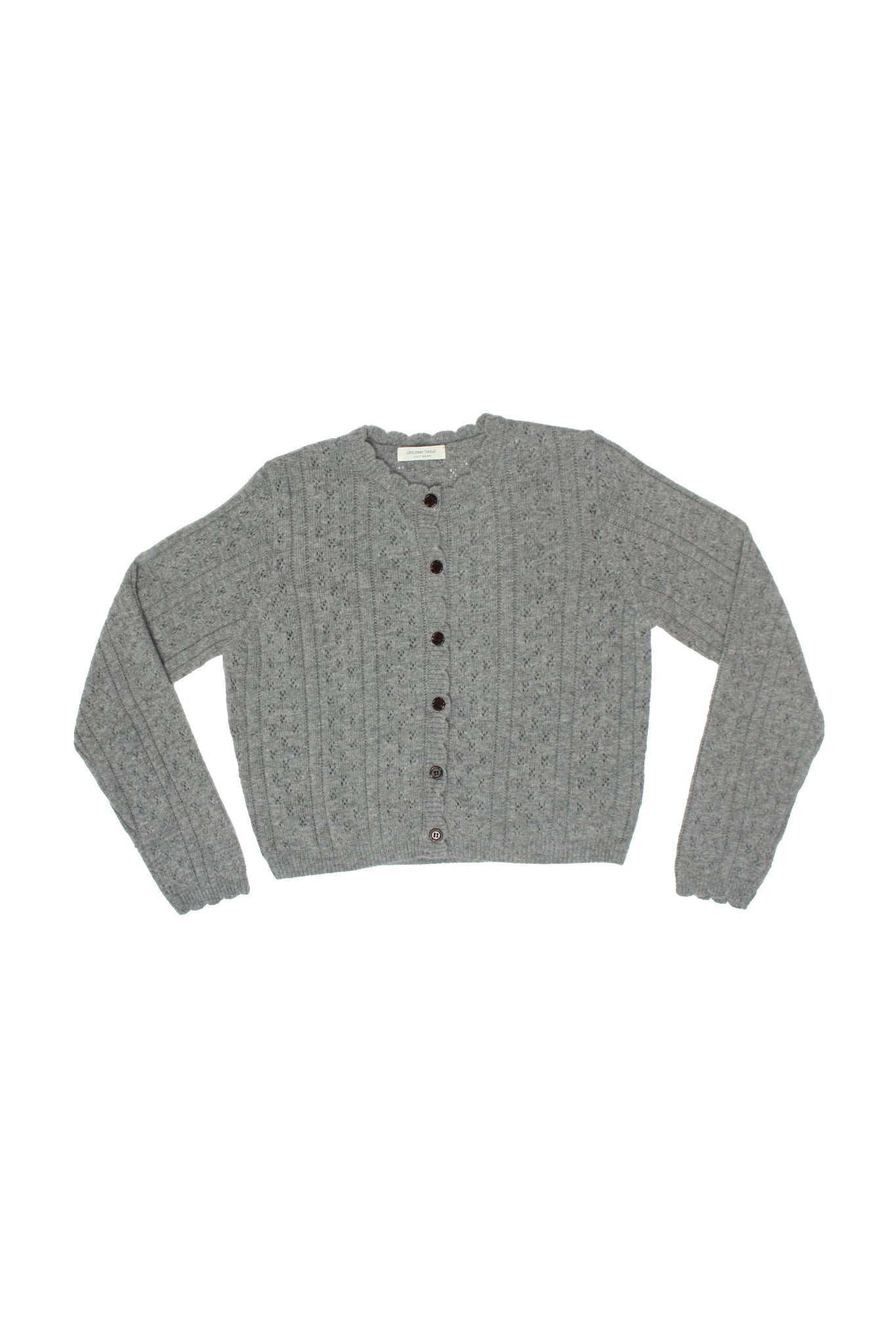 Wool Mare Cardigan in Grey