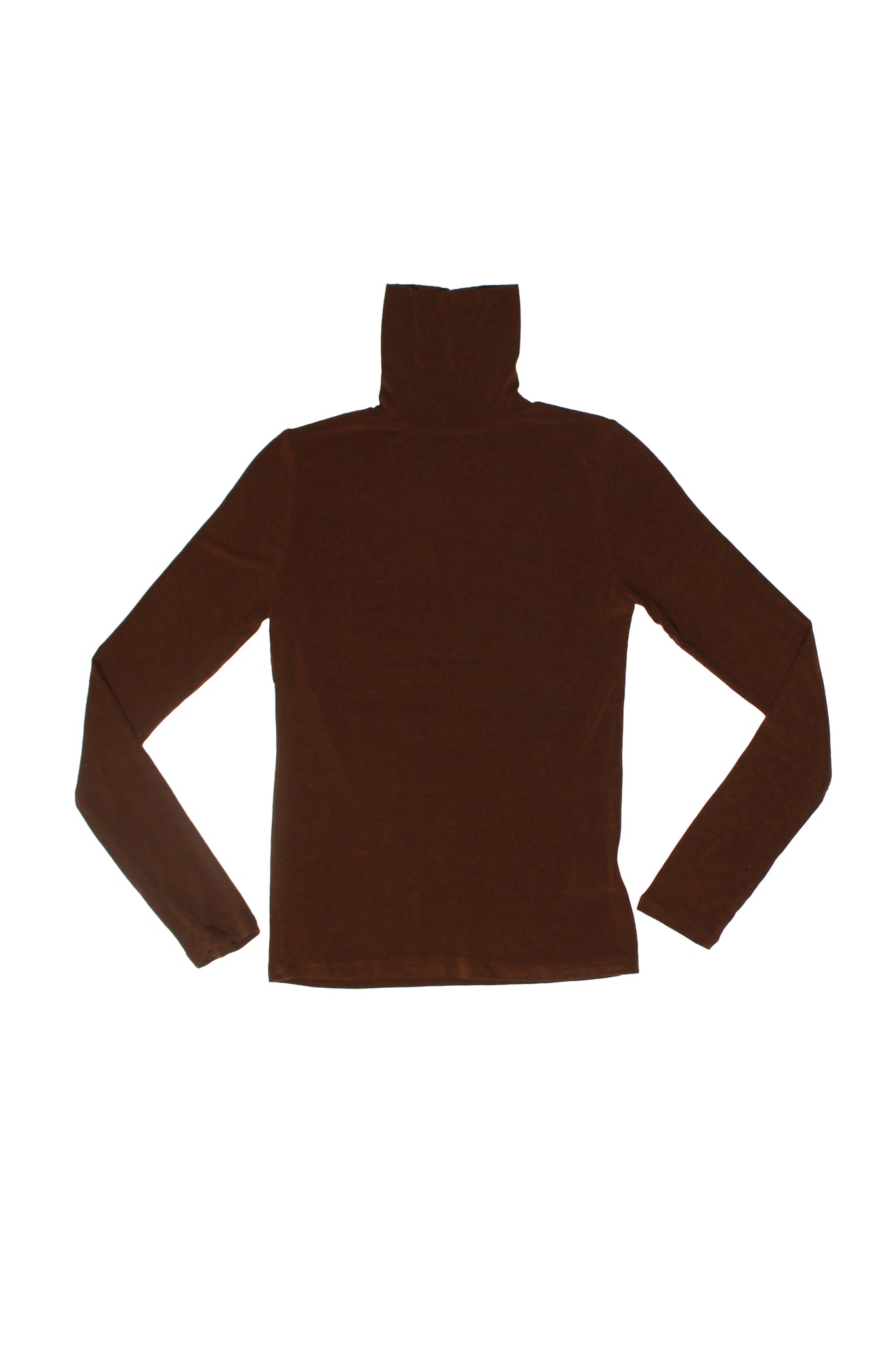 Soft Wool Turtleneck in Brown