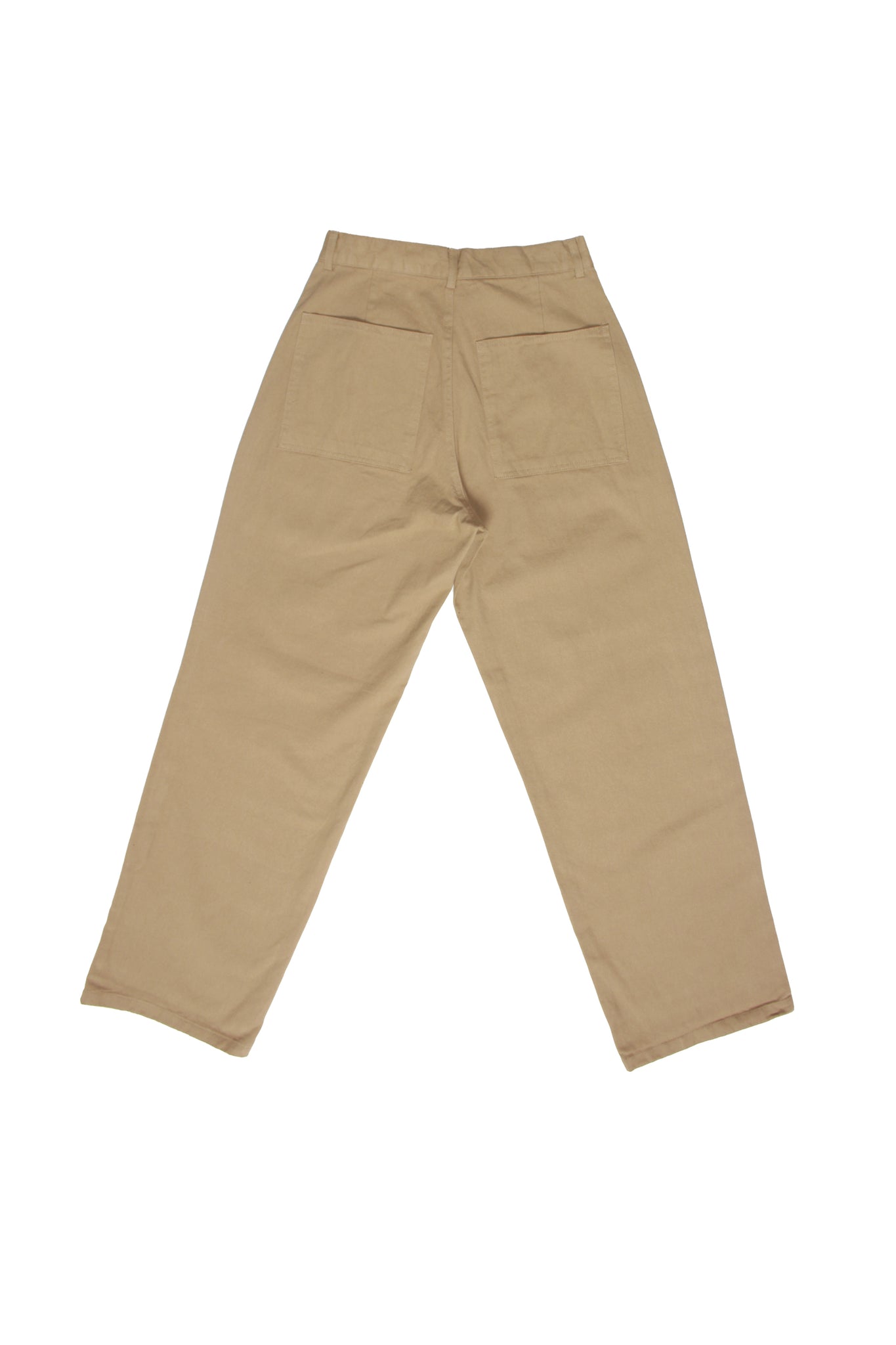 Nell Side Cotton Pants in Khaki