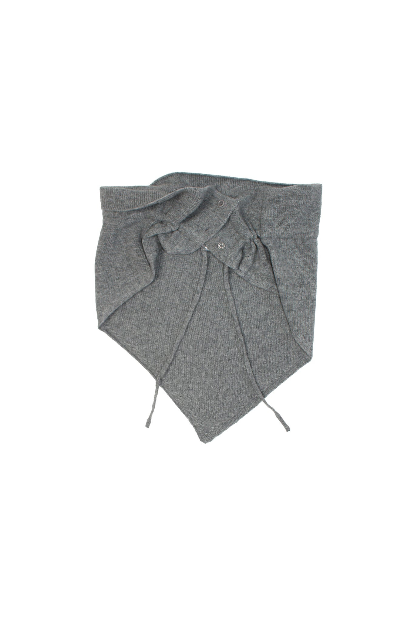 Moh String Cape Scarf in Grey