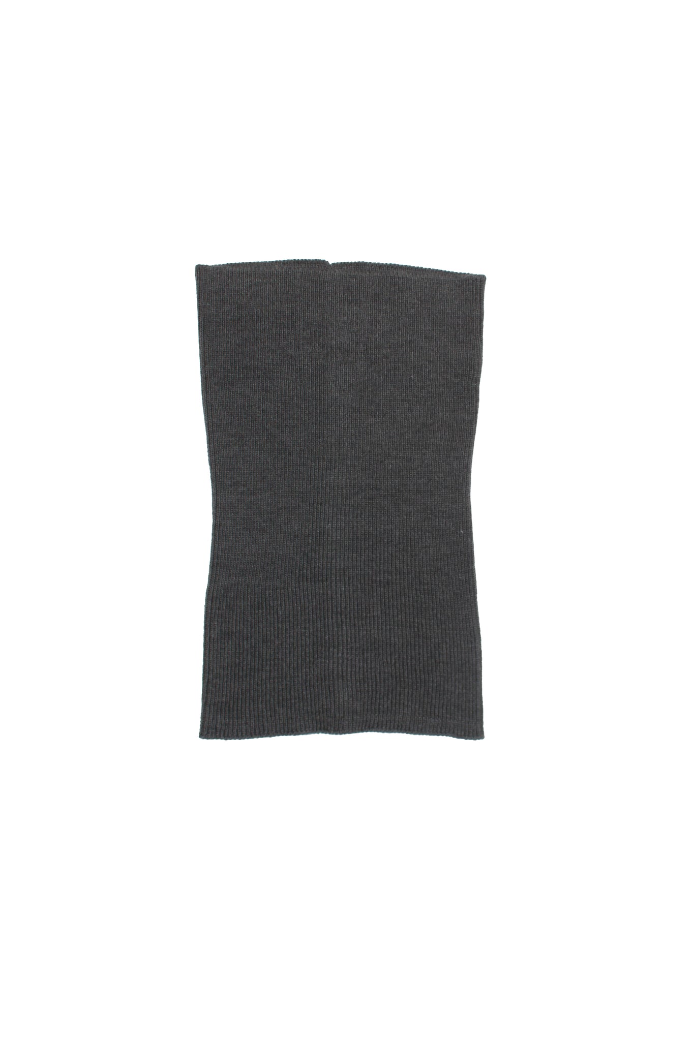 Rose corsage Wool Bustier in Charcoal