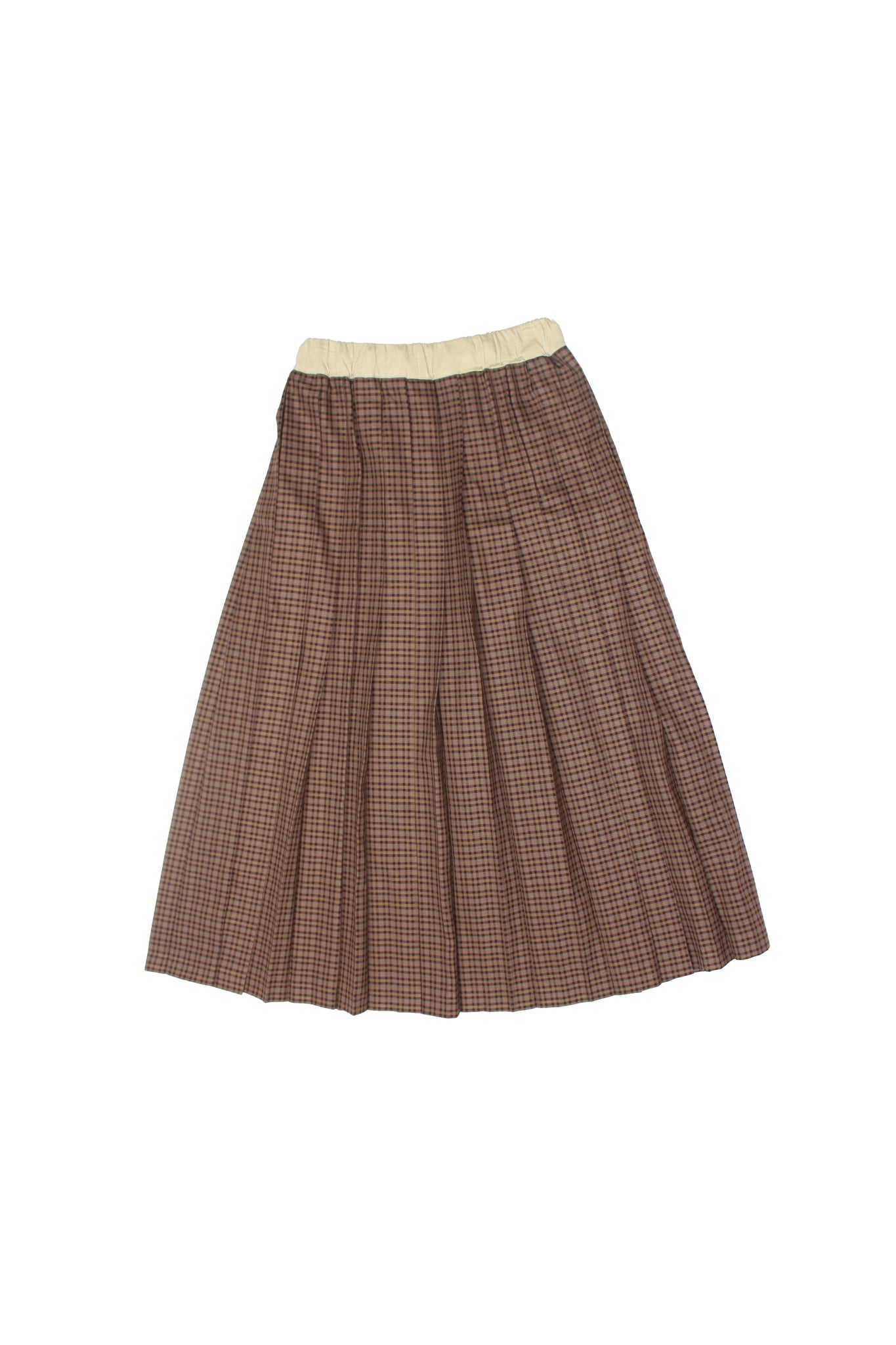 ETER Plaid Pleats Skirt