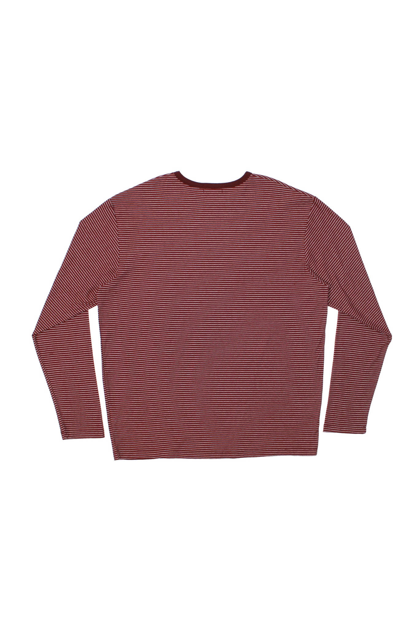 Lemay Stripe Long Sleeve T-Shirt in Red