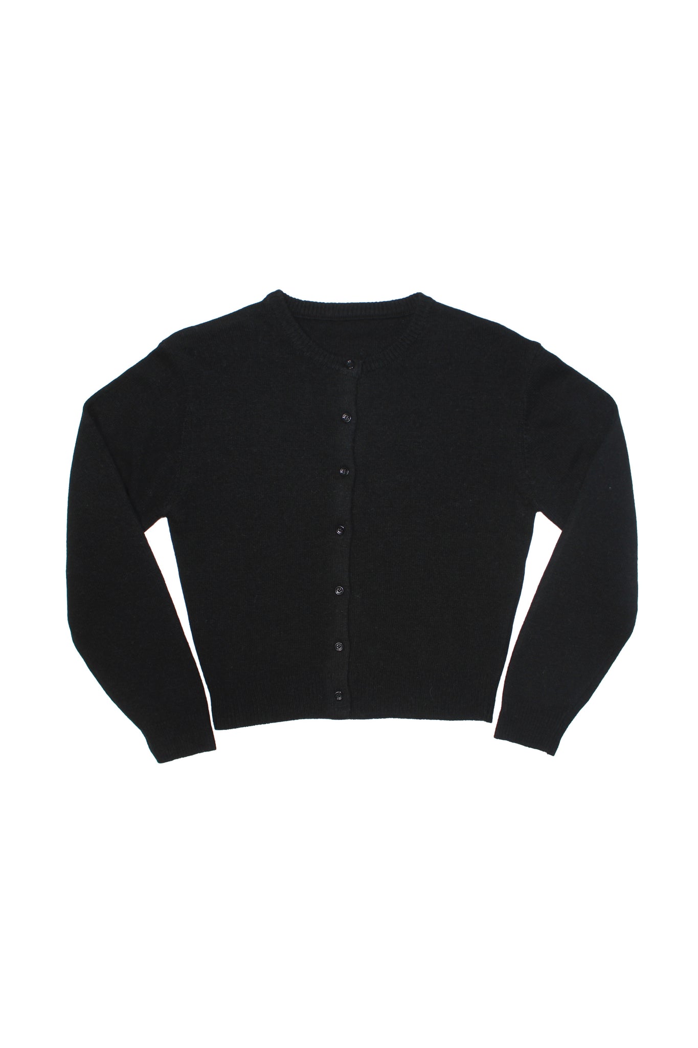 Moh Rounded Cardigan in Black