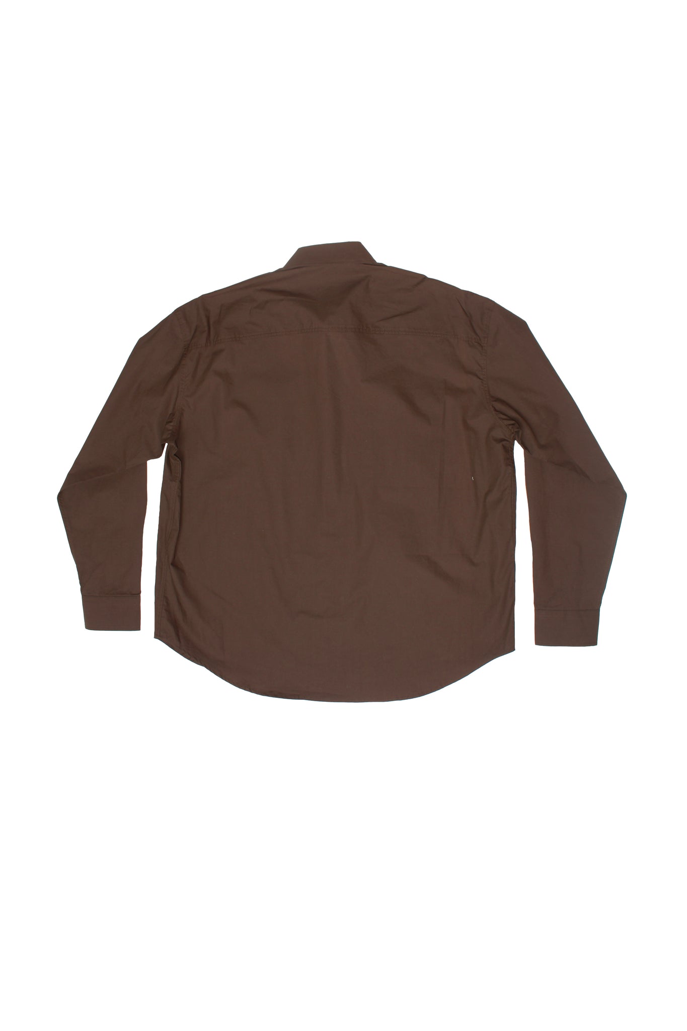 Flat Two Pocket Shirts in Brown