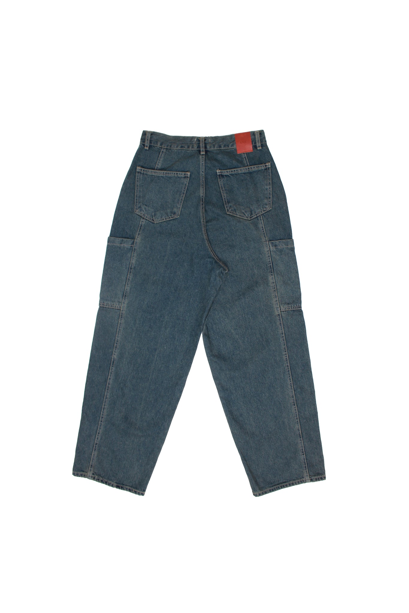 Vintage Wash Cargo Denim